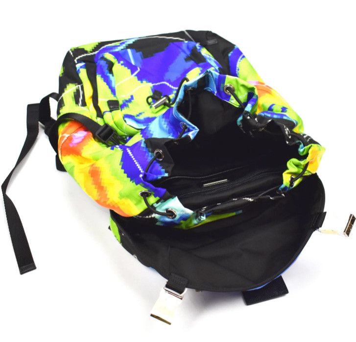 Prada Prada Radar Print Nylon Backpack Size ONE SIZE - 7 Thumbnail
