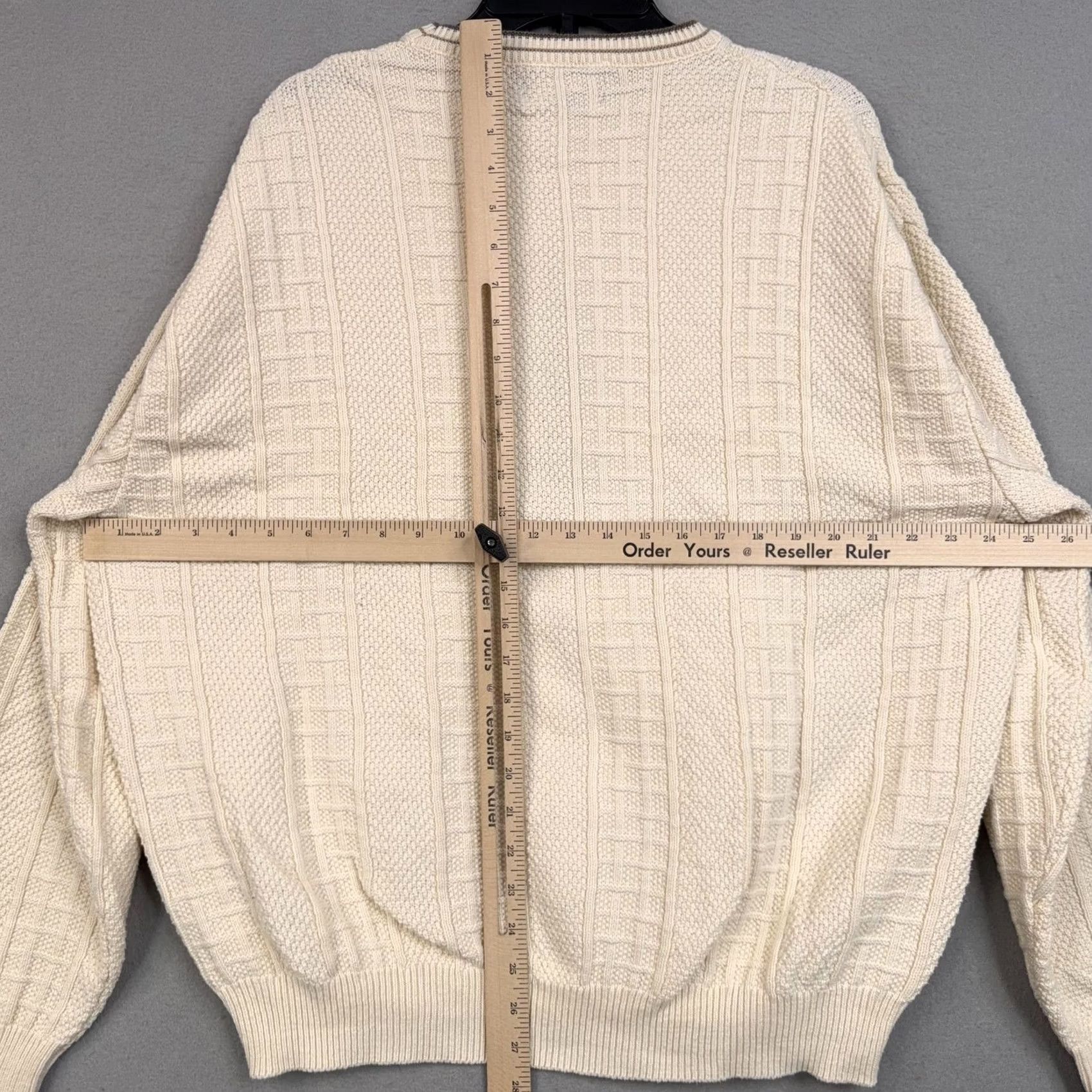 Vintage Vintage Fairway Sport Sweater XL White Golf Argyle Crewneck Knit Pullover Mens Size US XL / EU 56 / 4 - 6 Thumbnail
