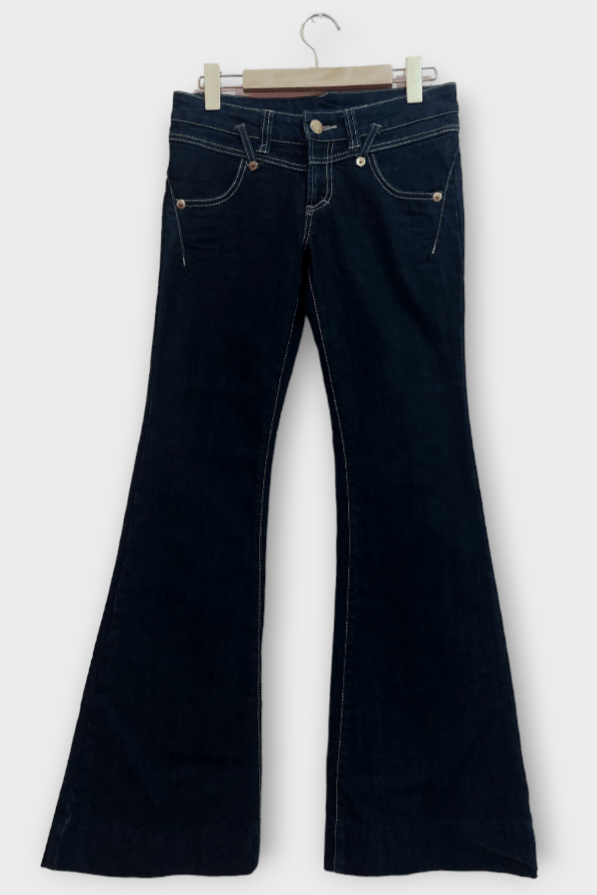 Vintage Flare💥 Pocket Zipped By Original Jeans Size 30" / US 8 / IT 44 - 5 Thumbnail