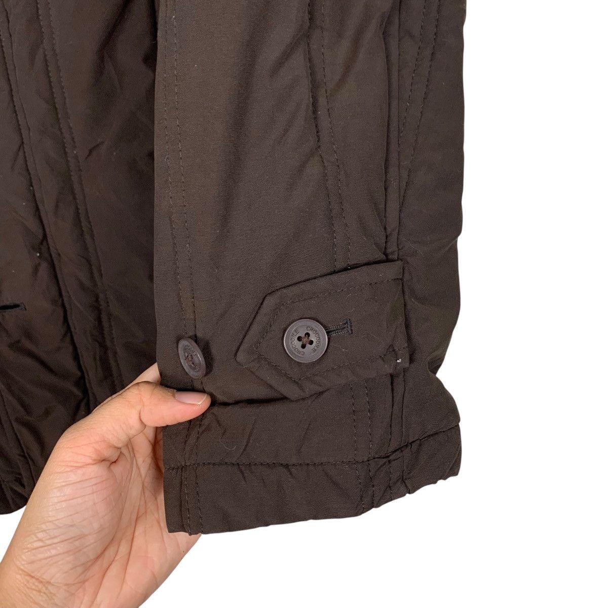 Japanese Brand CROCODILE Stripe Lightweight Work Casual Jacket #2370-C106 Size US L / EU 52-54 / 3 - 11 Thumbnail