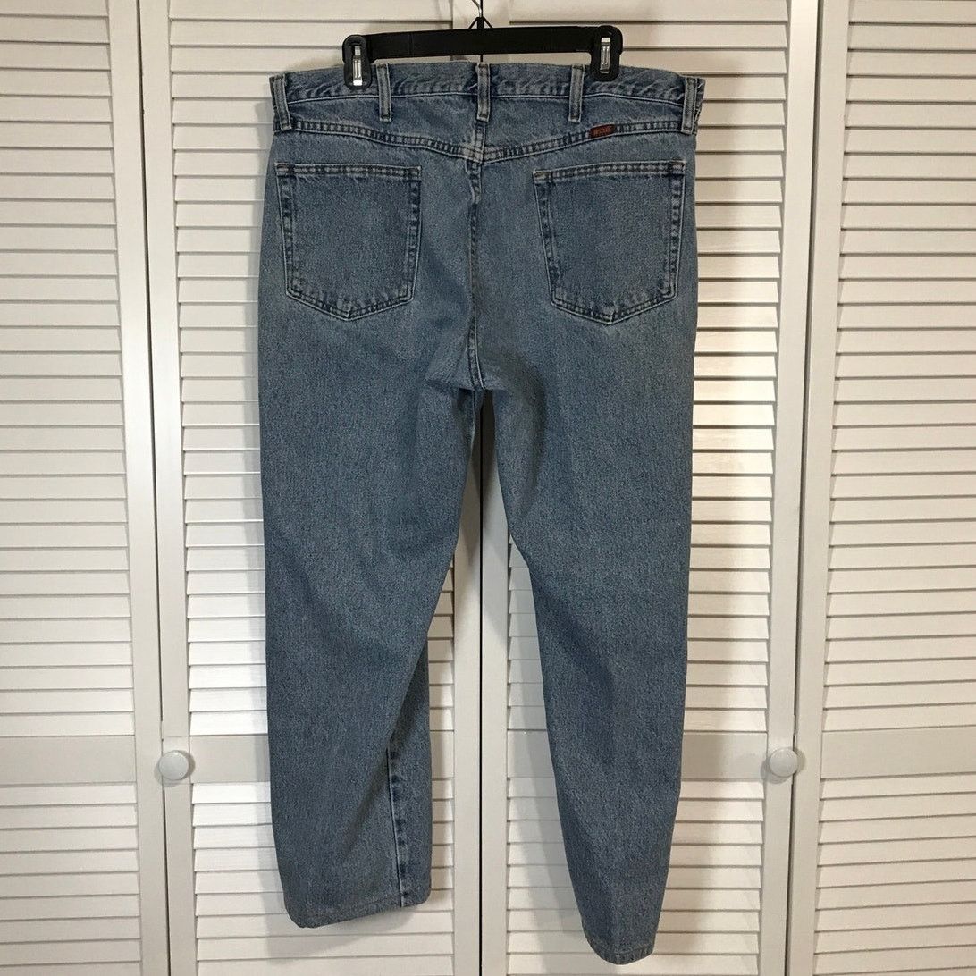 Rustler Wrangler Rustler 90s Denim Straight Leg Jeans Men 38” Size US 38 / EU 54 - 2 Thumbnail