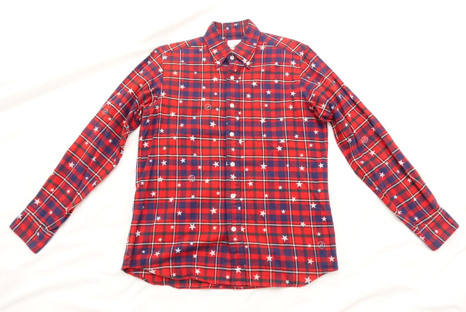 uniform experiment Uniform Experiment Star Flannel Plaid Shirt Size US S / EU 44-46 / 1 - 1 Thumbnail