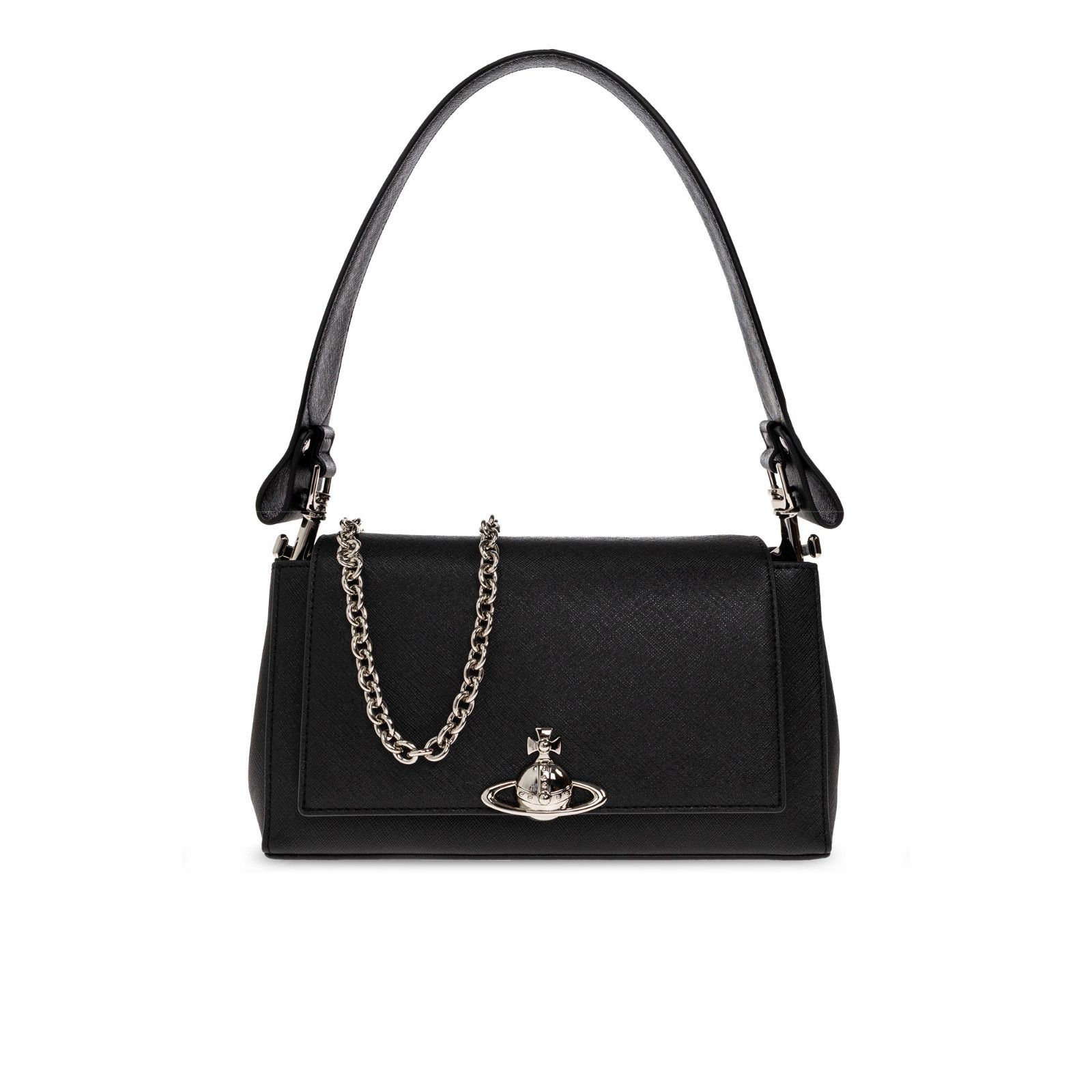 Vivienne Westwood VIVIENNE WESTWOOD Hazel Medium Black Shoulder Bag New & Auth Size ONE SIZE - 1 Thumbnail