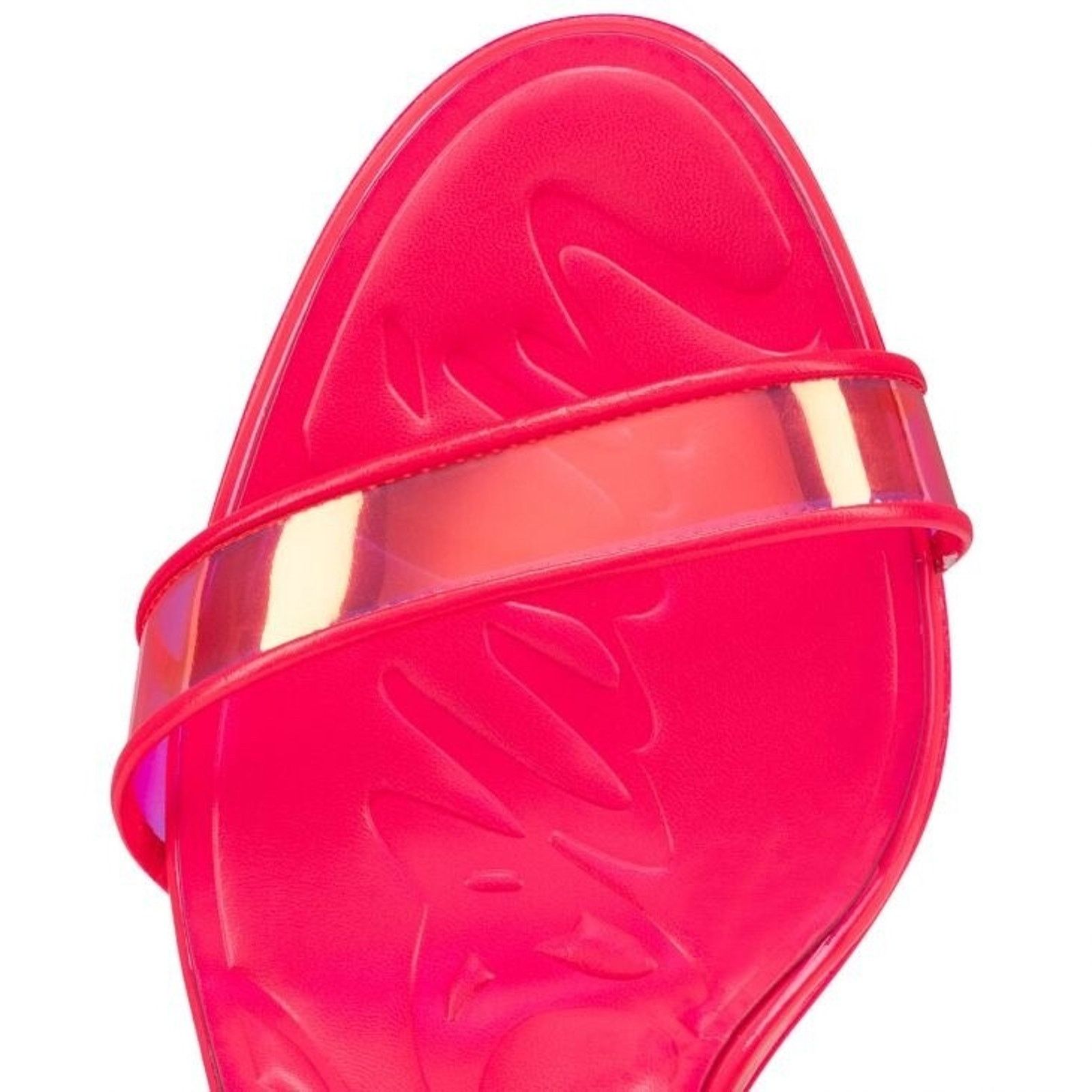 Christian Louboutin Christian Louboutin Just Loubi 85 Fluo Pink Backless Sandal Size US 7.5 / IT 37.5 - 7 Thumbnail