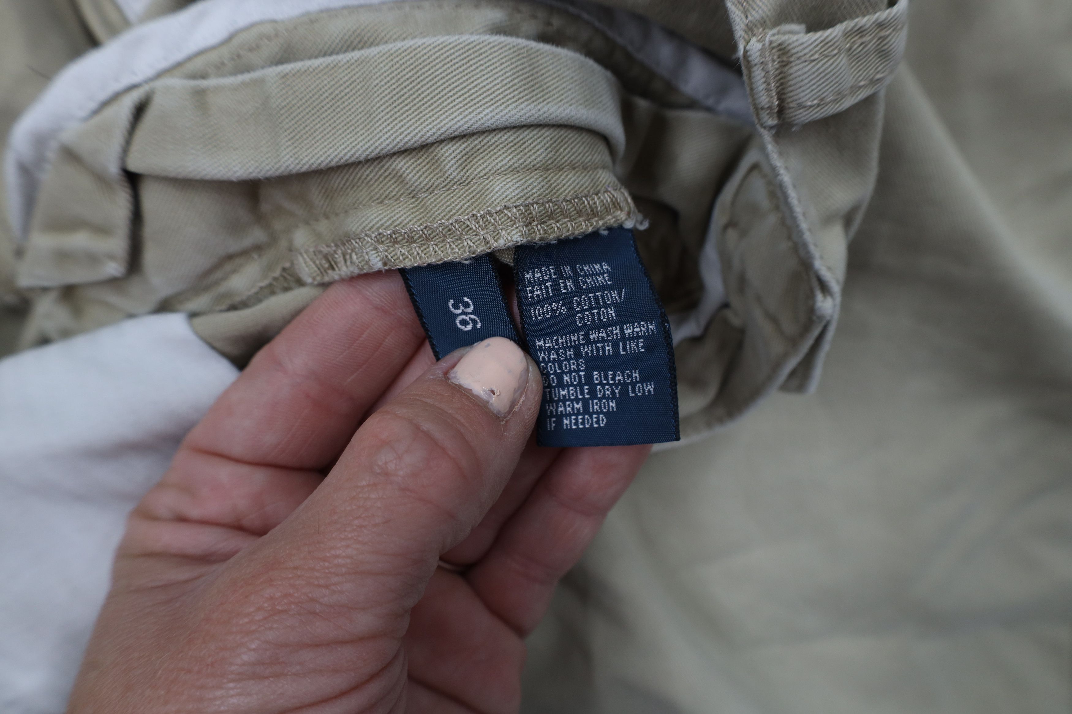 Ralph Lauren Vintage 90s Ralph Lauren Above Knee Chino Shorts Cotton Size US 36 / EU 52 - 9 Thumbnail