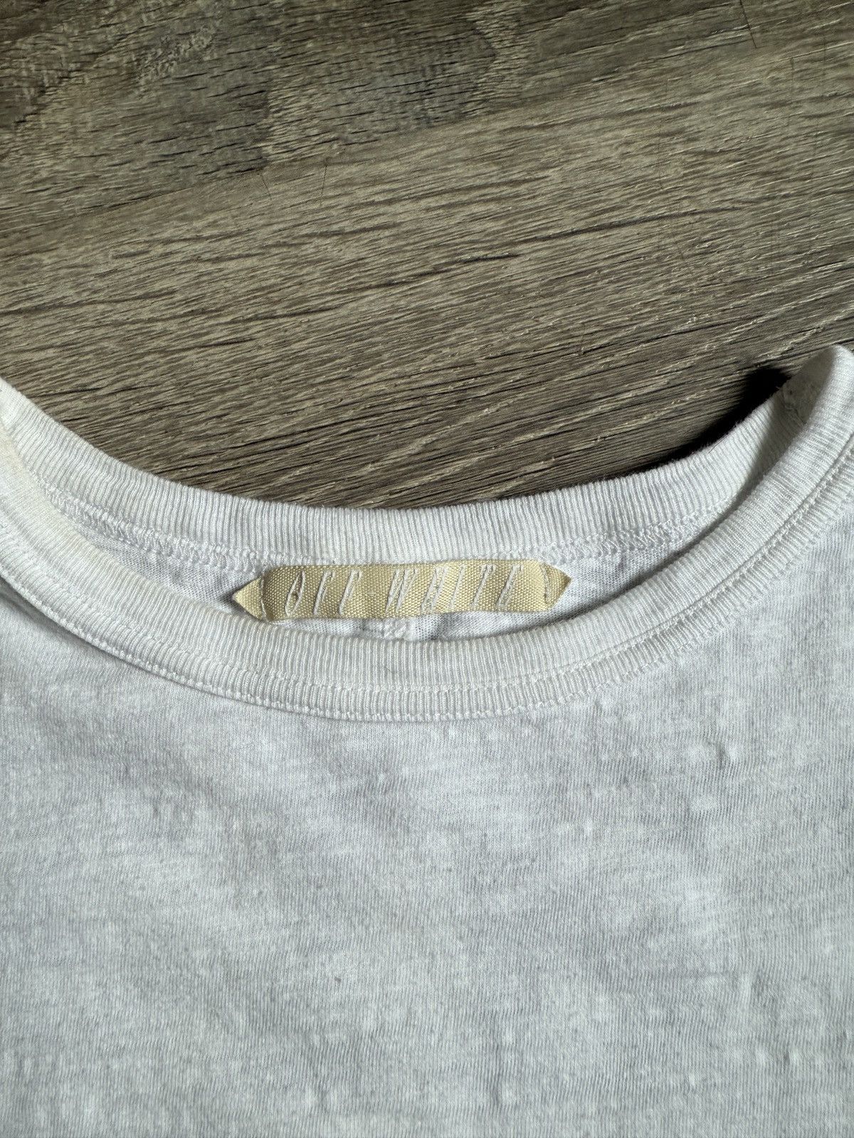 Off-White Off White Diagonal Strip Tshirt Size US S / EU 44-46 / 1 - 9 Thumbnail