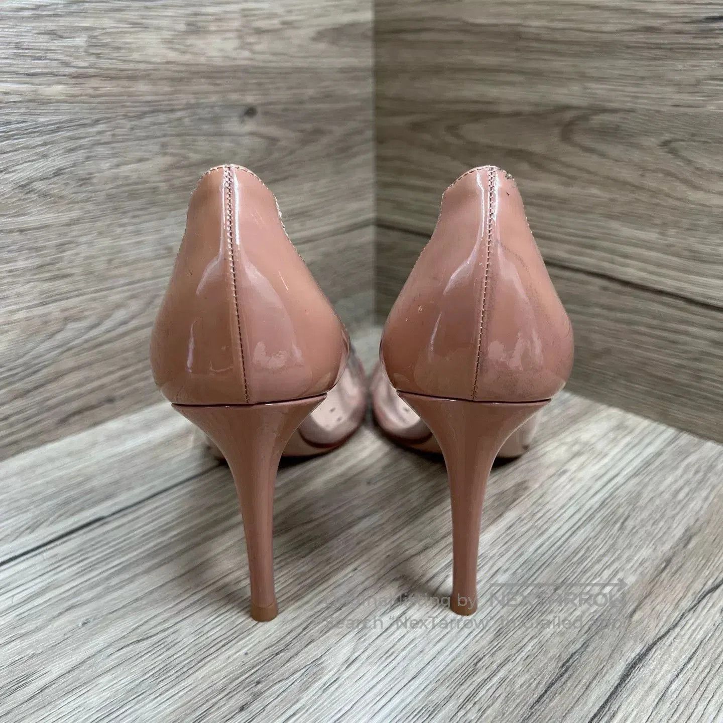 Gianvito Rossi Gianvito Rossi Nude Pink Transparent Heels. Size US 6 / IT 36 - 4 Thumbnail