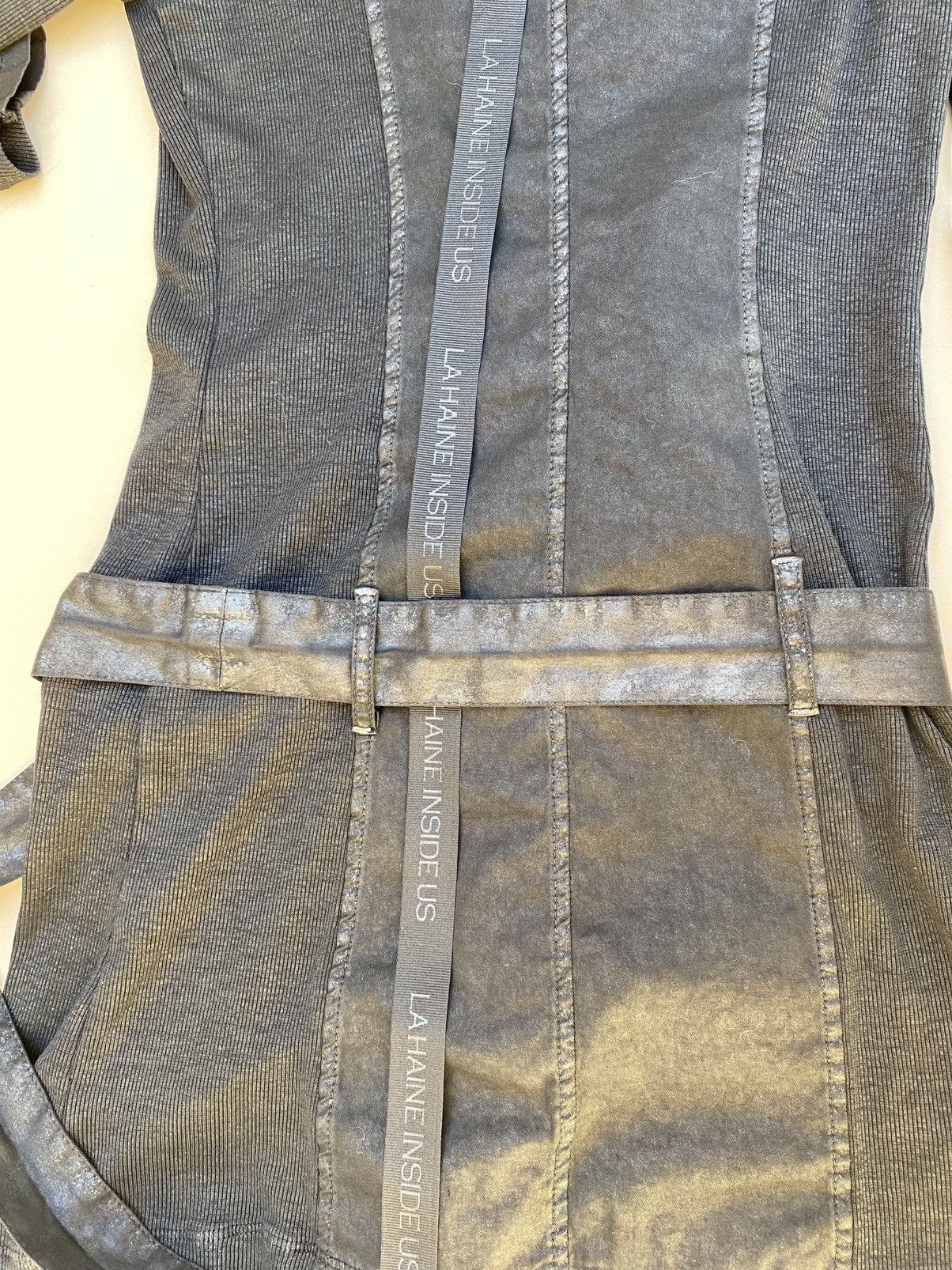 La Haine Inside Us La Haine Inside Us Coated Asymmetric Biker Top Jacket Size S Size S / US 4 / IT 40 - 6 Thumbnail