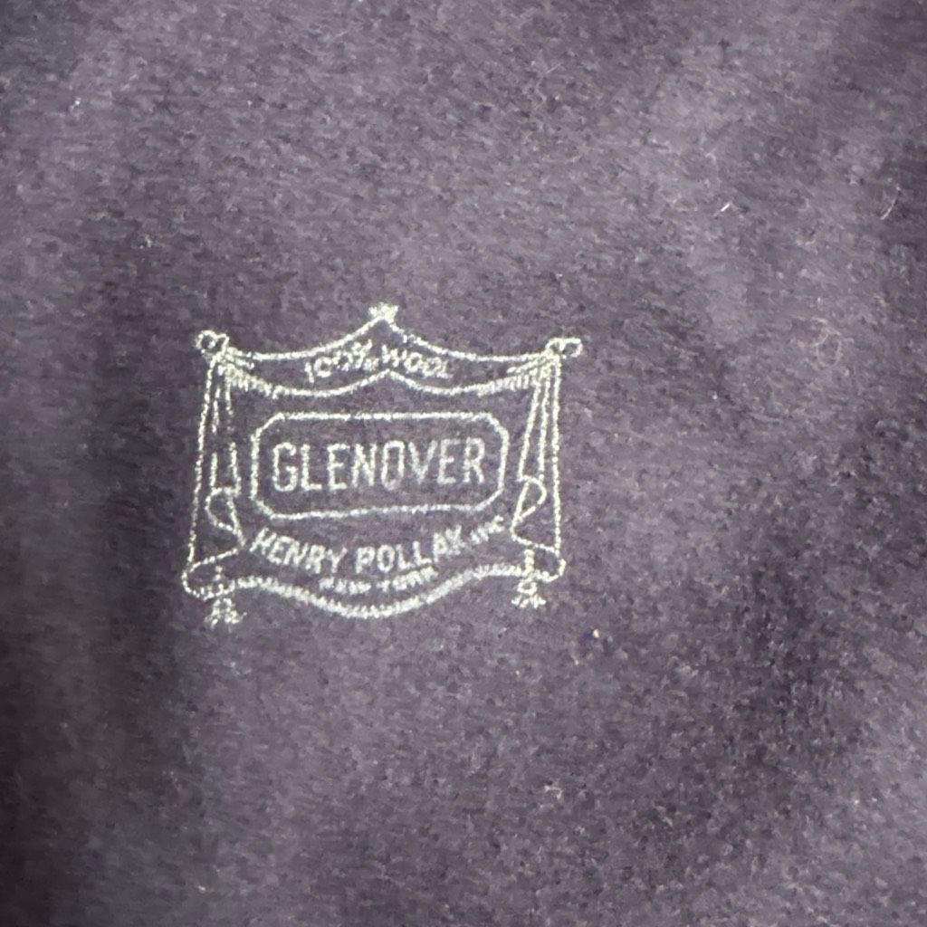 Vintage Glenover Vintage Navy Blue Cloche Hat 100% Wool Ribbon Bow H Size ONE SIZE - 6 Thumbnail