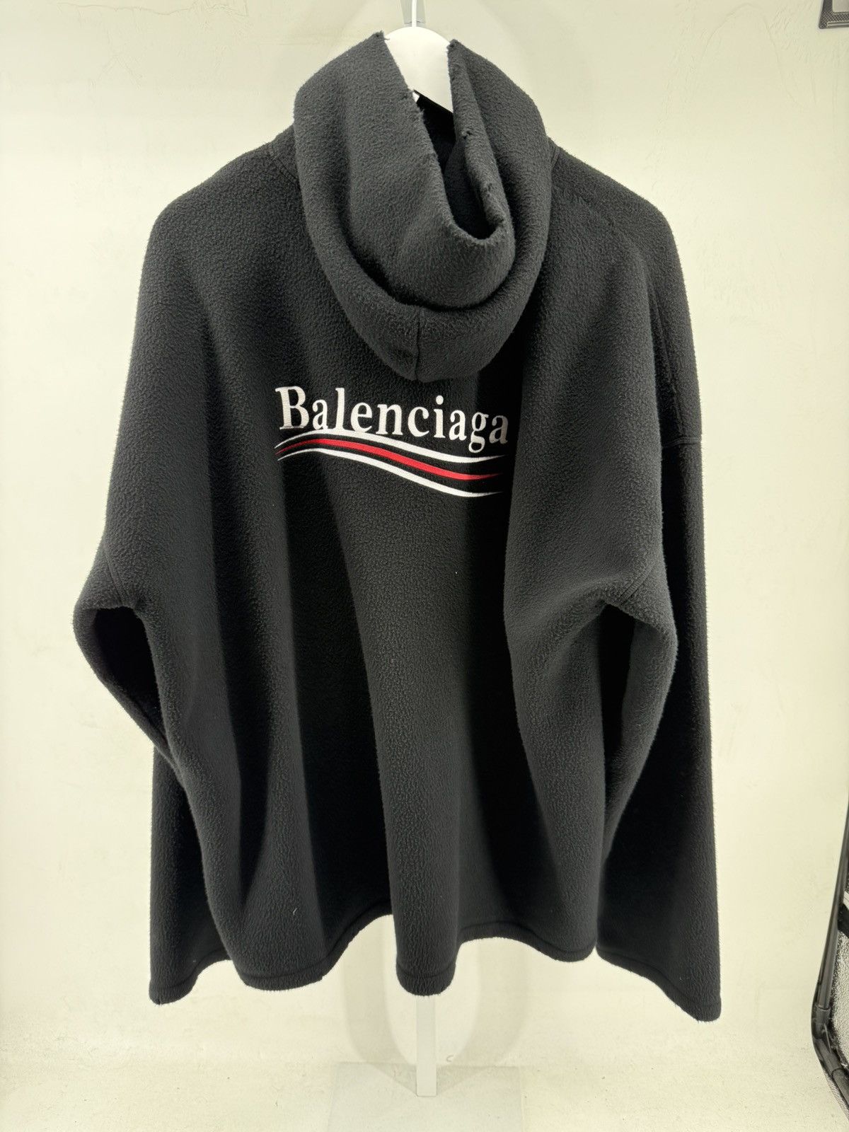 Balenciaga Balenciaga Fleece Campaign Hoodie in Black size Small Size US S / EU 44-46 / 1 - 1 Thumbnail