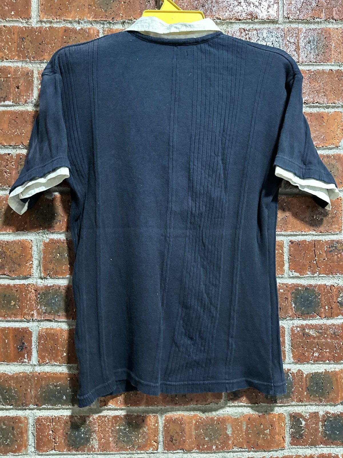 semanticdesign Vintage SemanticDesign Polo Zipper Faded Tee Size M / US 6-8 / IT 42-44 - 12 Thumbnail