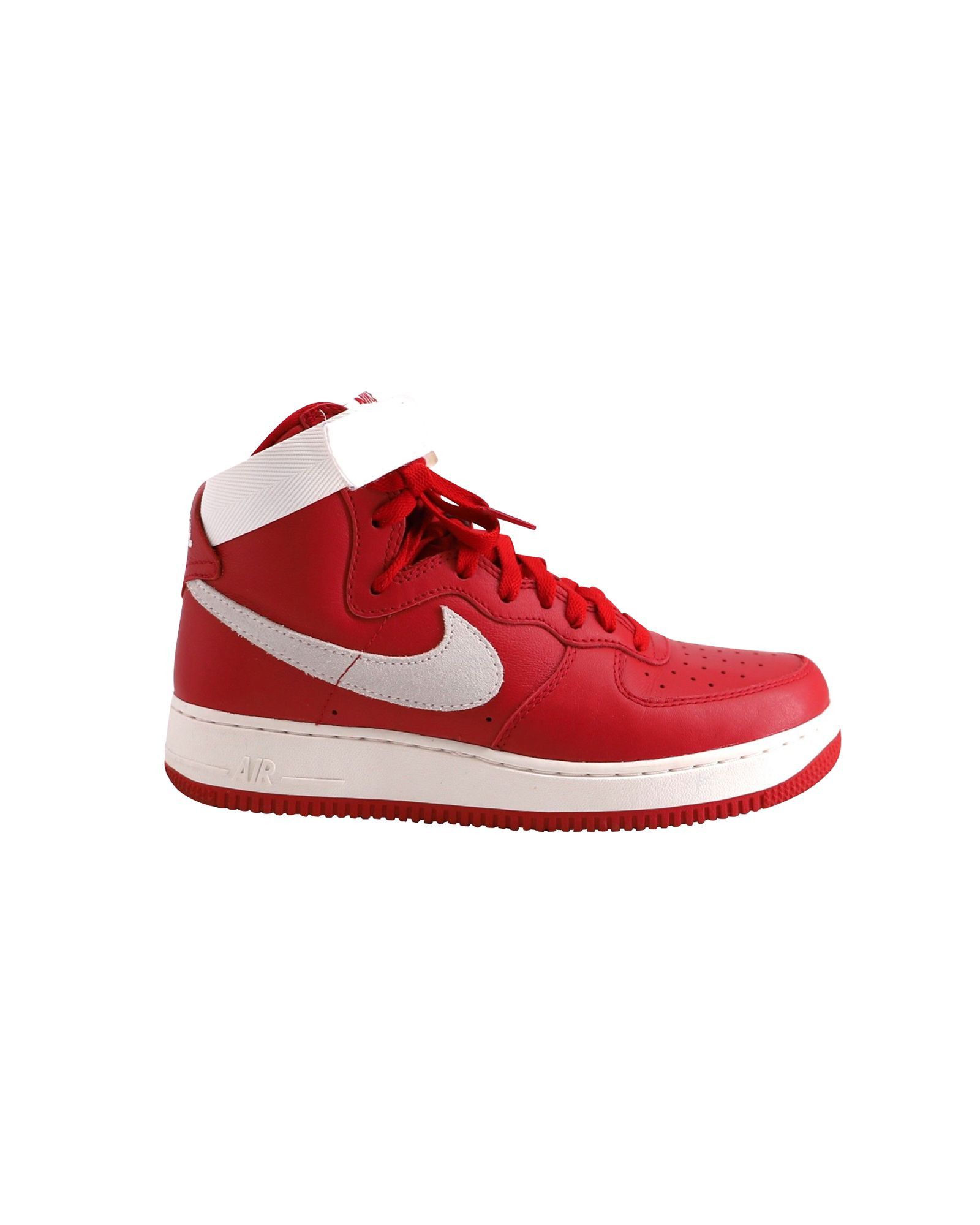 Nike Nike Air Force 1 High 'Nai Ke' Sneaker in Gym Red and White Size US 7.5 / EU 40-41 - 1 Thumbnail