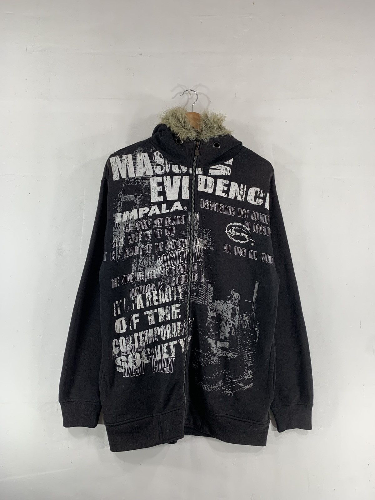 Japanese Brand Vintage Impala Fur Hoodie Size US XL / EU 56 / 4 - 1 Thumbnail