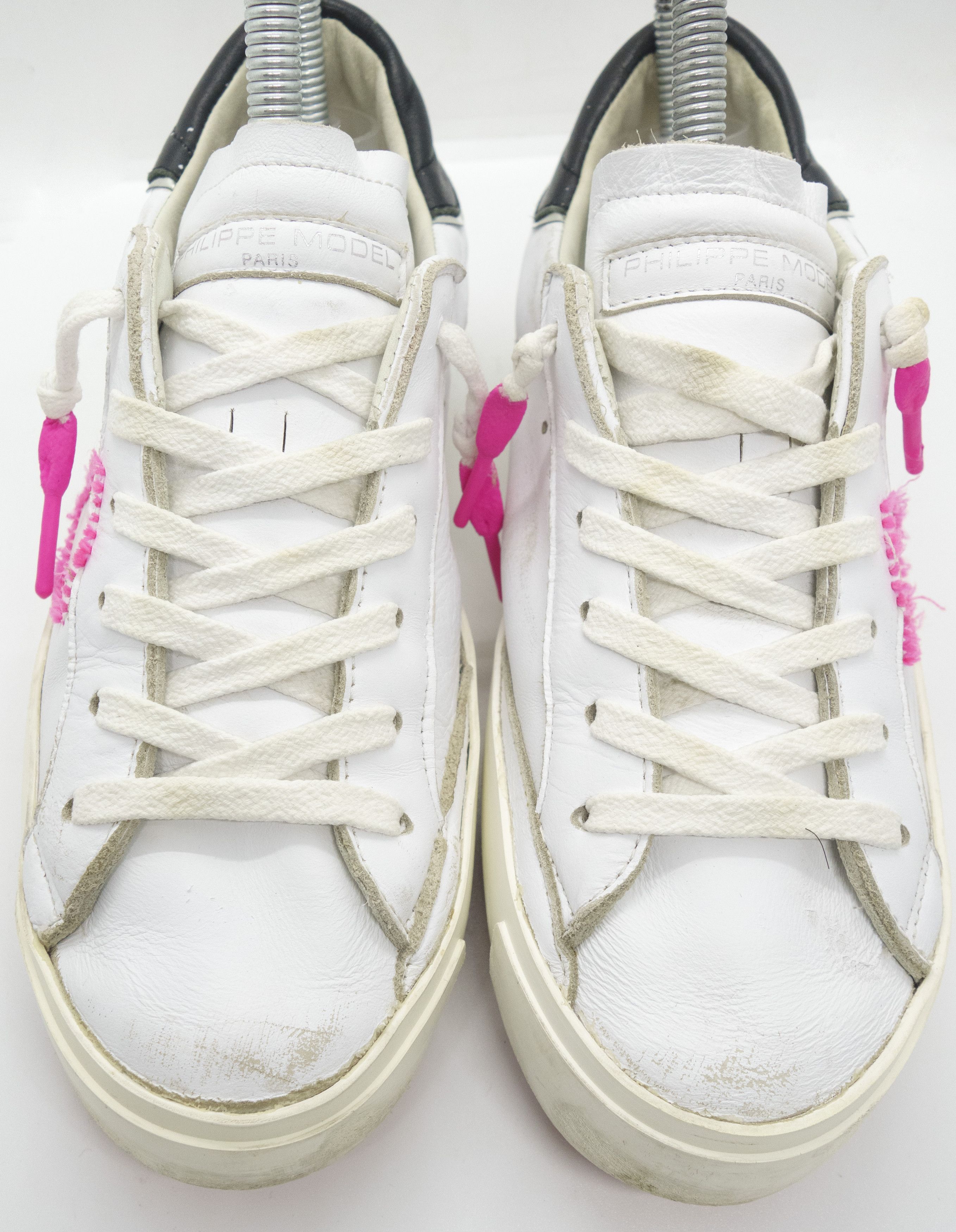 Philippe Model PRSX Grunge Distressed Low Sneakers Size US 7 / IT 37 - 3 Thumbnail