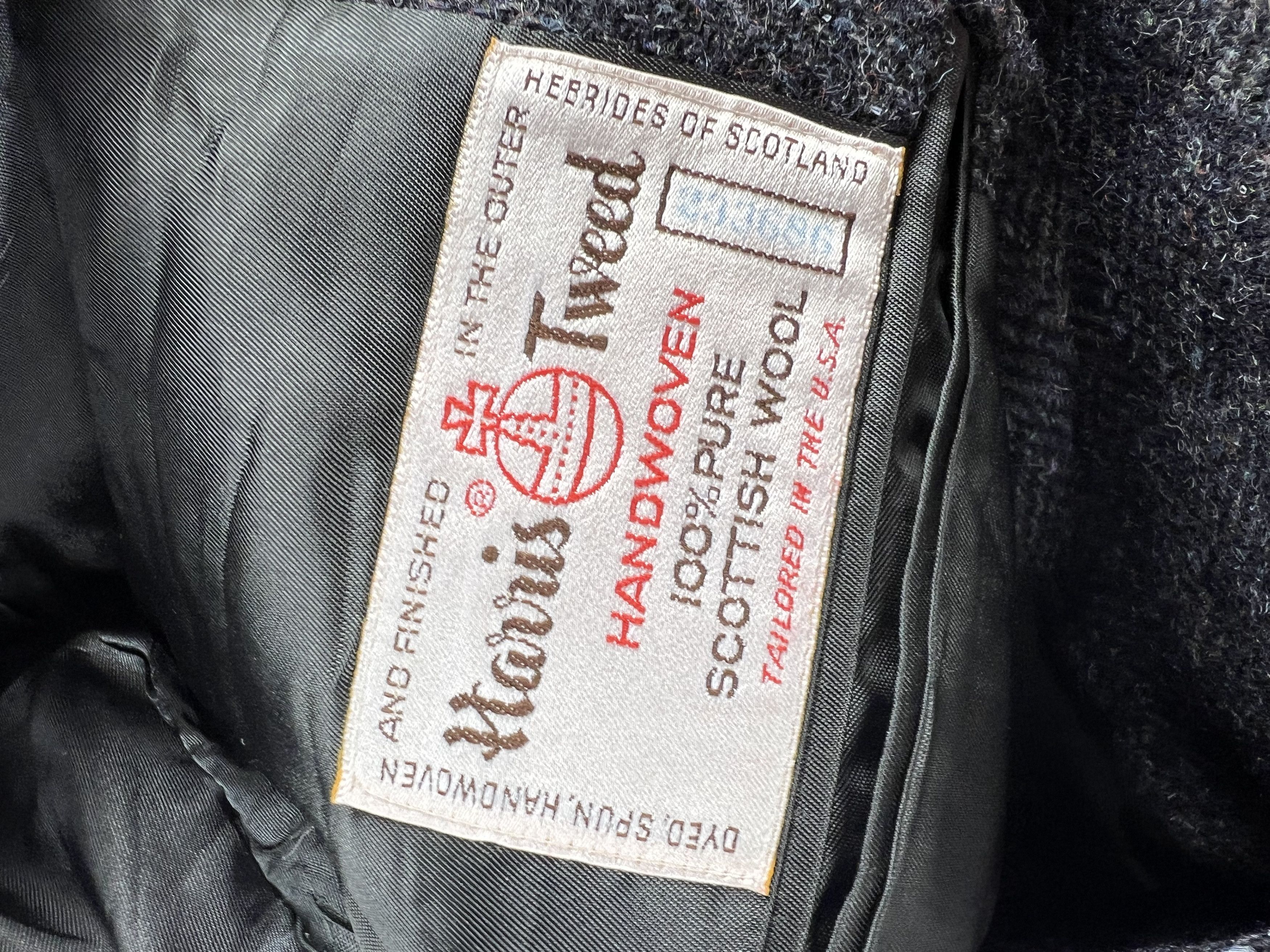 Harris Tweed × Vintage Harris Tweed Wool Blazer S-M Size 44S - 4 Thumbnail