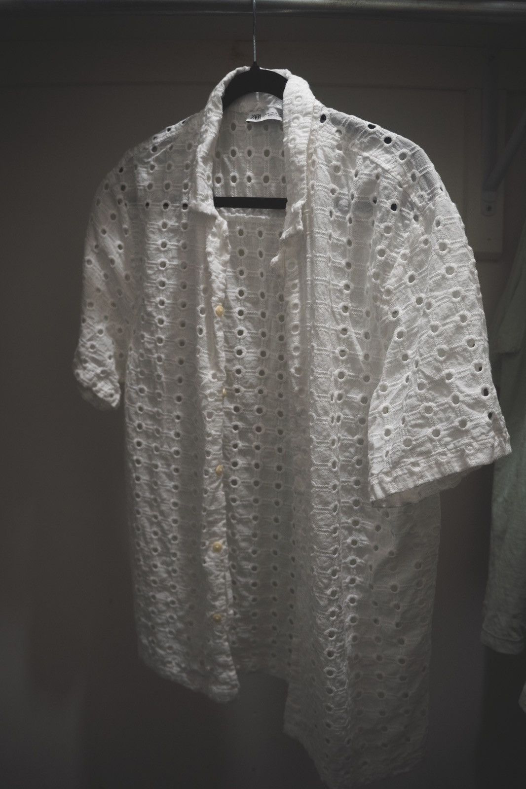 Zara ZARA Crochet Shirt (MEN) Size US L / EU 52-54 / 3 - 1 Thumbnail