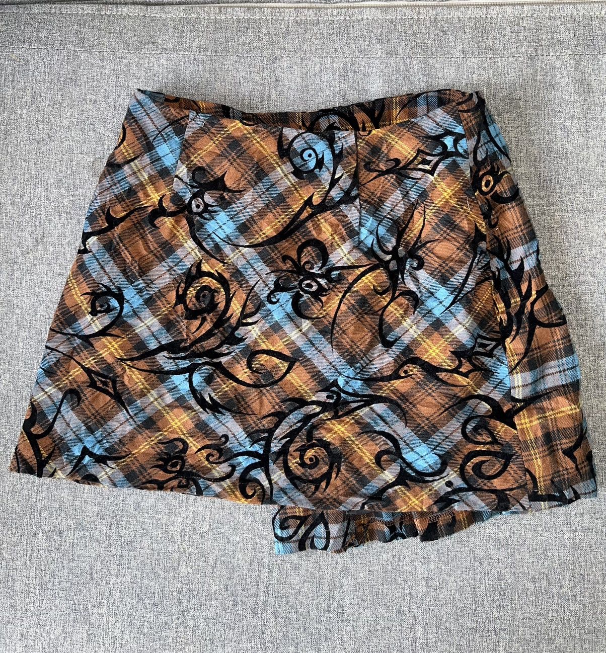 Japanese Brand Ba-tsu tribal mini skirt 🐆➕ Size 25" / US 0 / IT 36 - 6 Thumbnail