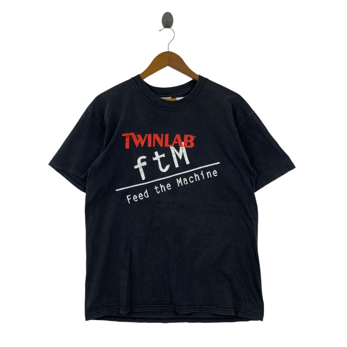 Twins Vintage TWIN LAB FTM Feed The Machine Short Sleeve Tshirt Size US L / EU 52-54 / 3 - 1 Thumbnail