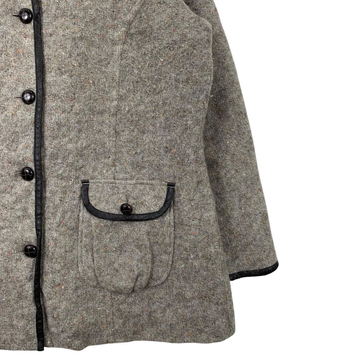 Japanese Brand × Kansai Yamamoto Kansai Bis KANSAI YAMAMOTO Japanese Brand Wool Coat Jacket Size US L / EU 52-54 / 3 - 6 Thumbnail