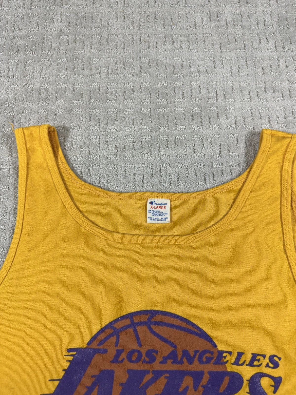 NBA 1980’s Los Angeles Lakers Champion Tank Top Size US XL / EU 56 / 4 - 4 Thumbnail