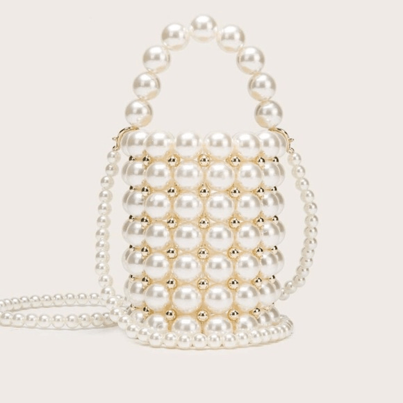 Zara ZARA jumbo pearl bucket bag purse comino vanina Size ONE SIZE - 2 Thumbnail