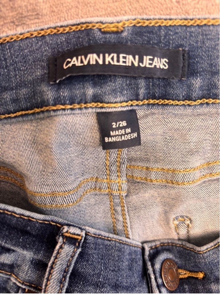 Calvin Klein Women's Calvin Klein Jeans Size 2/26 Blue Denim Size 26" / US 2 / IT 38 - 8 Thumbnail
