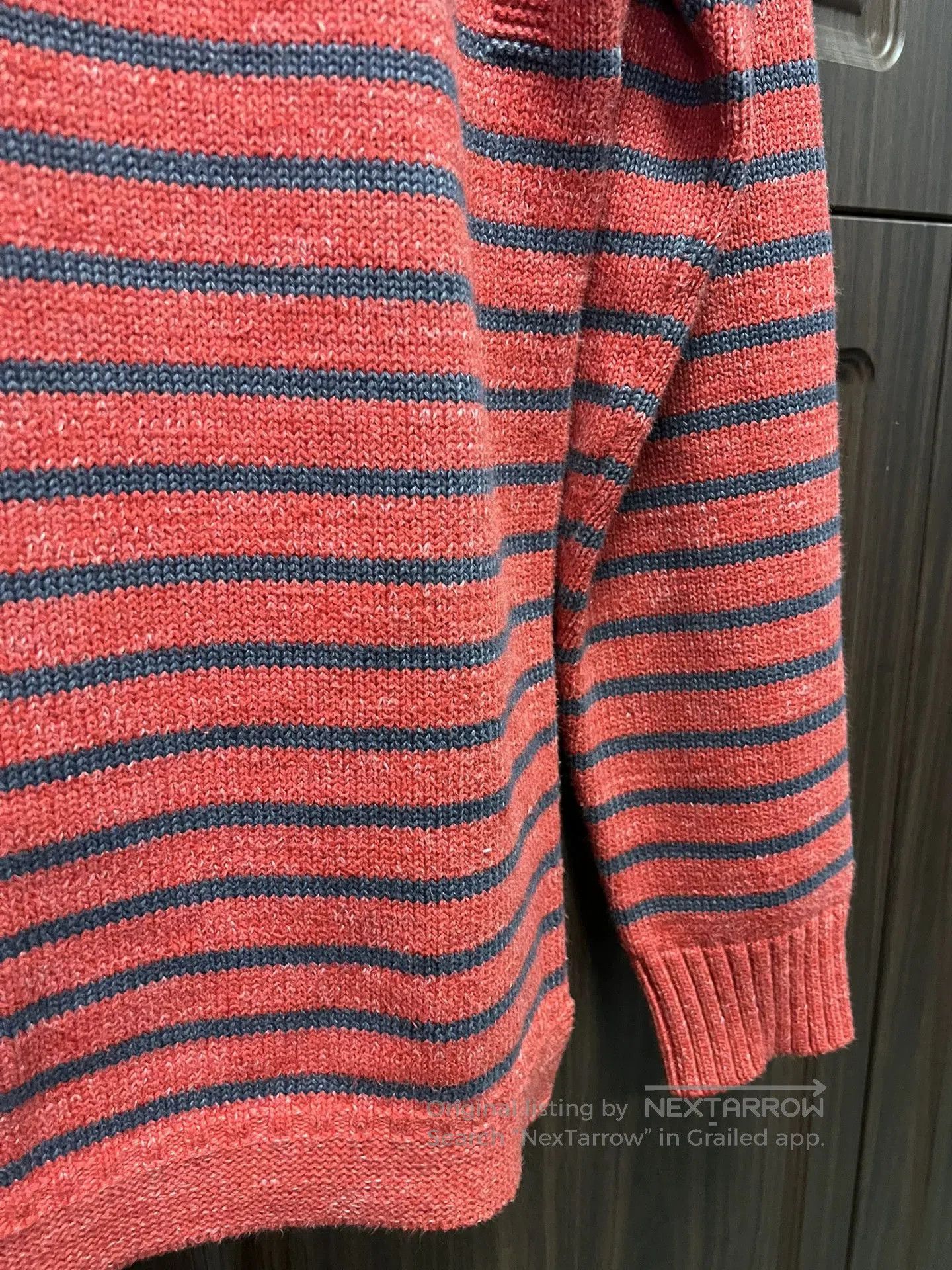 RRL Ralph Lauren rrl striped pullover sweater in red. Size US S / EU 44-46 / 1 - 4 Thumbnail