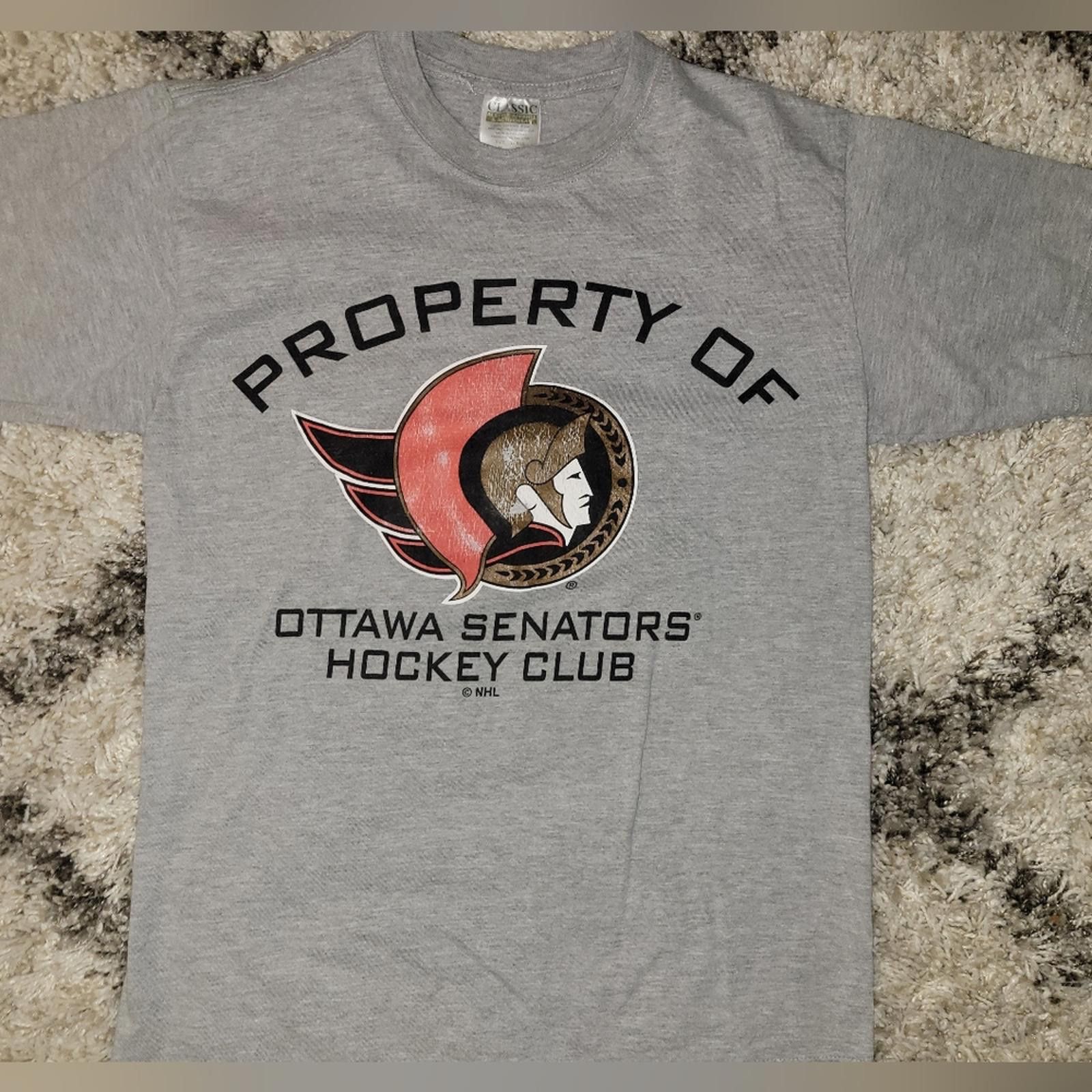 Other Vintage Ottawa Senators Hockey Club Grey Alstyle Medium tee Size US M / EU 48-50 / 2 - 5 Thumbnail