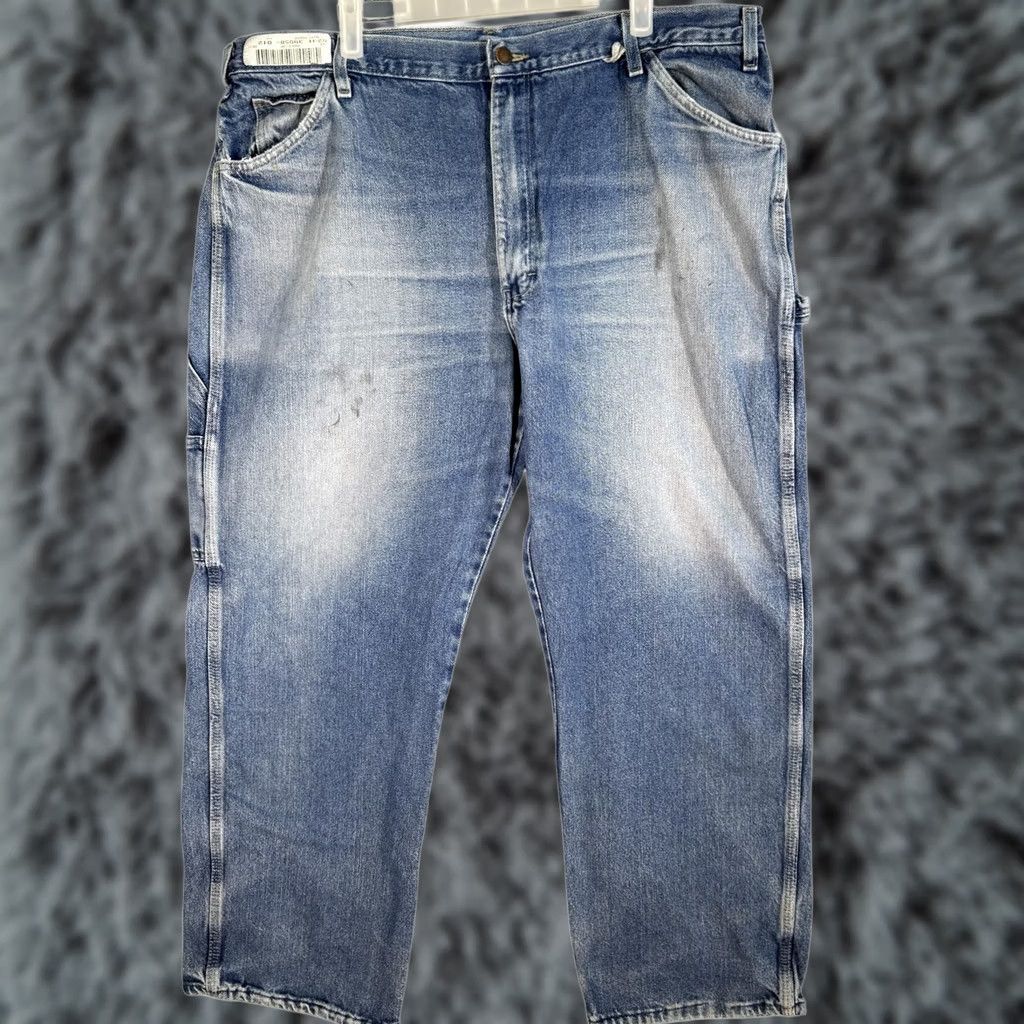 Dickies Dickies Jeans Mens 40x29 Blue Denim Straight Leg Workwear Carpenter Pants Jeans Size US 40 / EU 56 - 1 Thumbnail