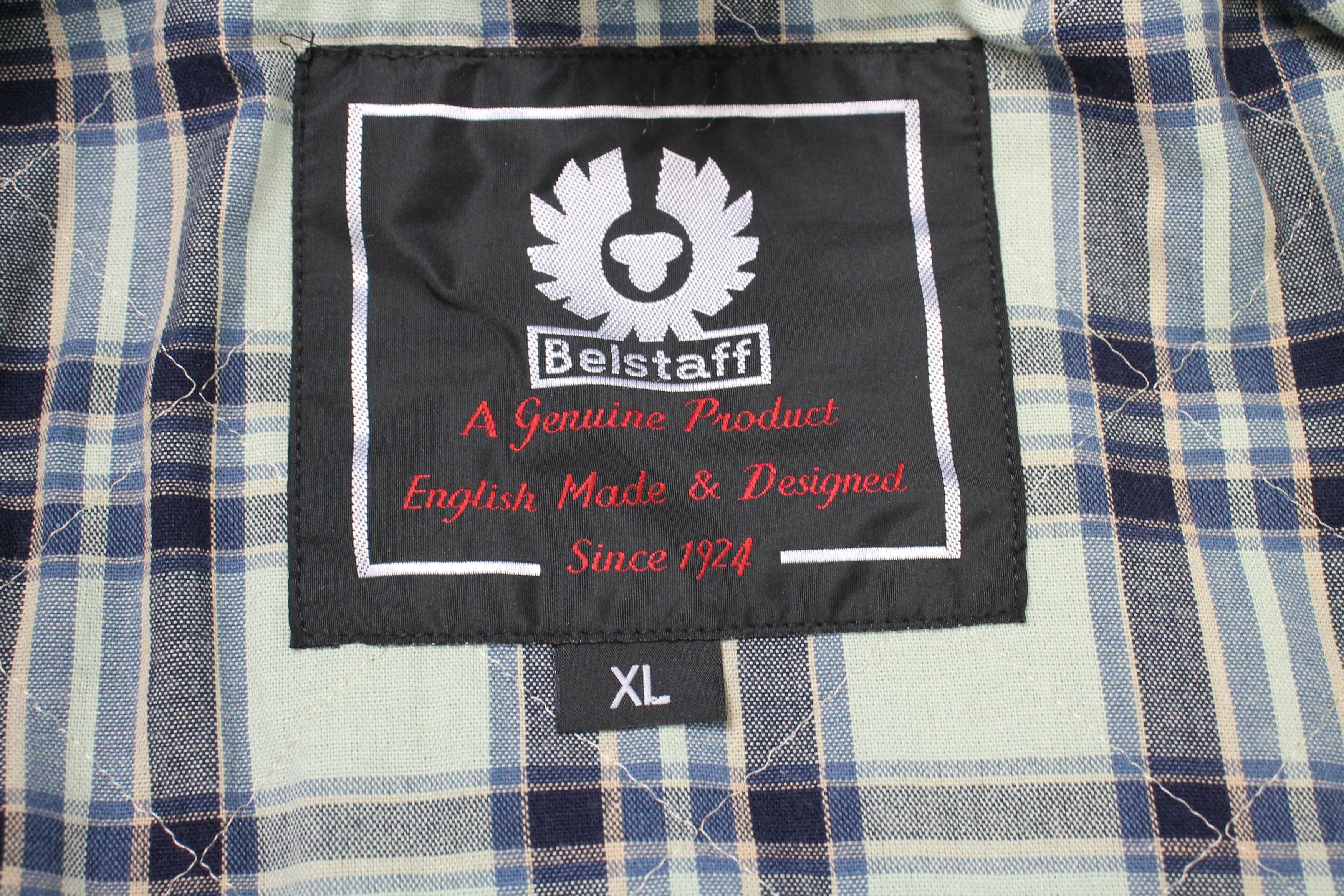 Belstaff BELSTAFF Jacket Men's XL Full Zip Band Neck Belted Pockets Size US XL / EU 56 / 4 - 7 Thumbnail