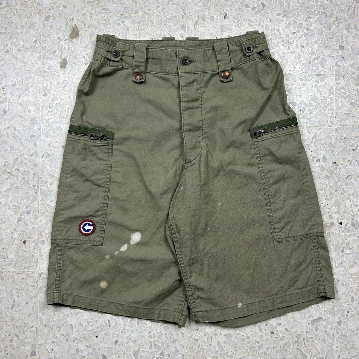 Hysteric Glamour × Japanese Brand × Vintage 1990s Hysteric Glamour - Military Shorts Size US 28 / EU 44 - 9 Thumbnail