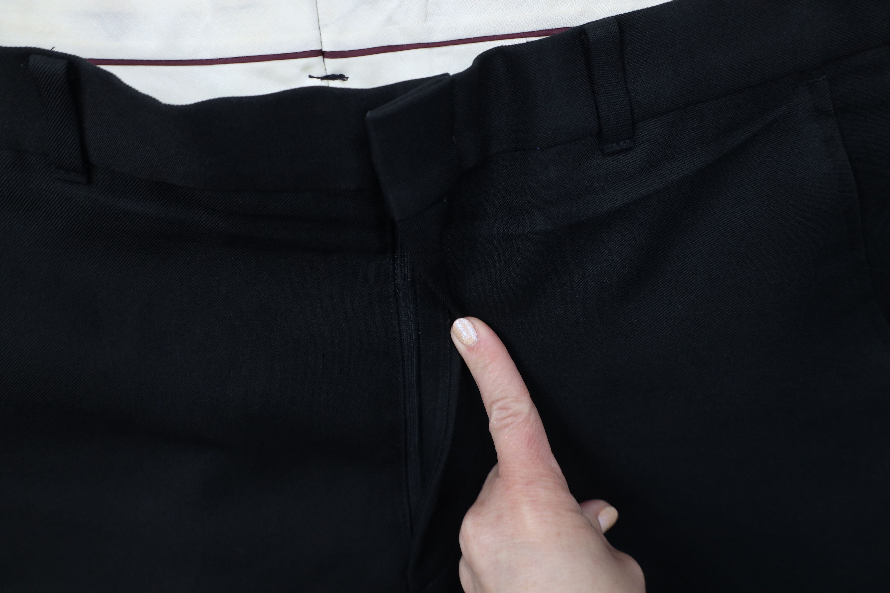 Vintage Vintage 70s Streetwear Flared Wide Leg Chino Pants Black USA Size US 36 / EU 52 - 6 Thumbnail