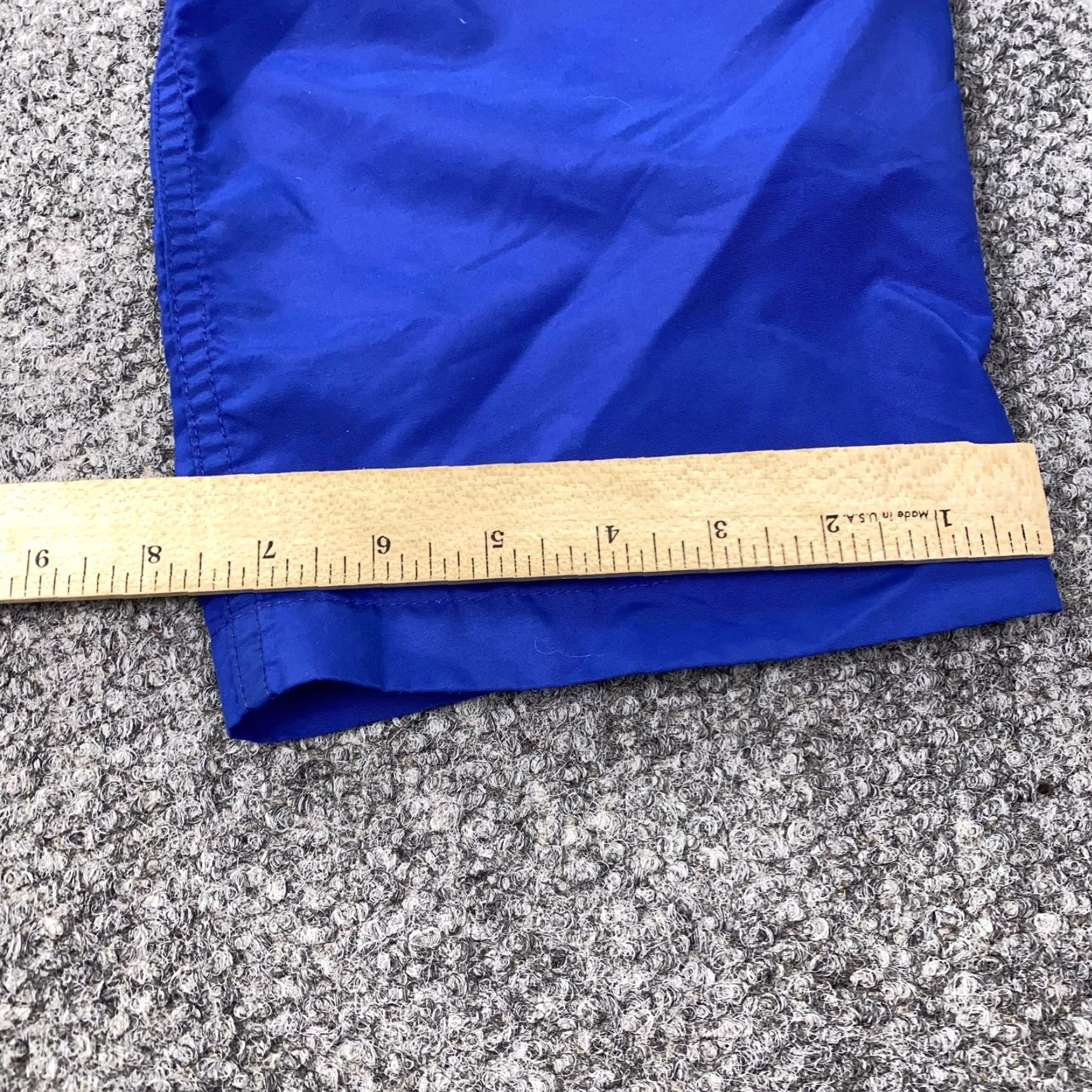 Vintage VINTAGE L.L. Bean Rain Pants Mens Large Blue Nylon Side Zip Overpants 90s USA Regular 33in Waist Mens Size US 33 - 5 Thumbnail
