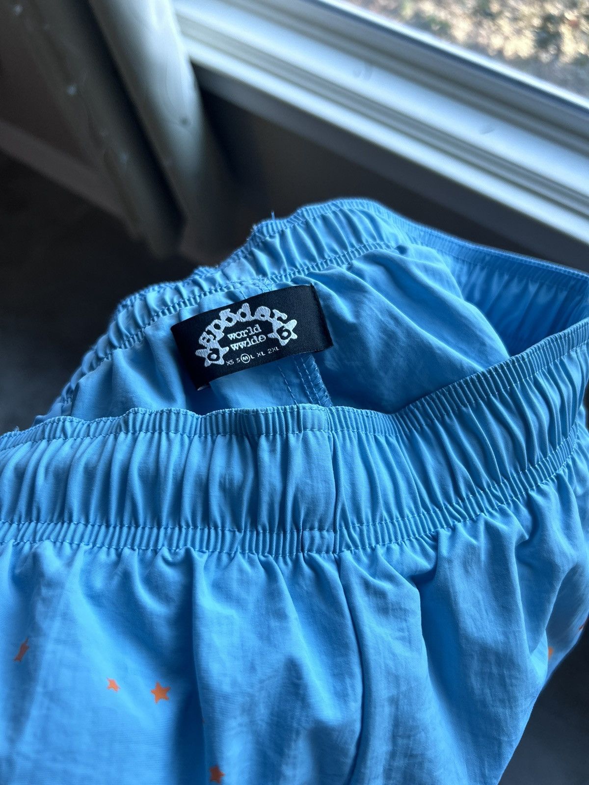 Sp5der Sp5der OG Web Double Layer Short Light Blue Size Medium Size US 32 / EU 48 - 8 Thumbnail