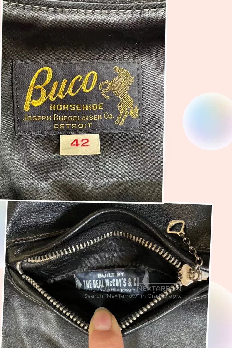 Buco Buco J-100 horseskin jacket Size US XS / EU 42 / 0 - 9 Thumbnail