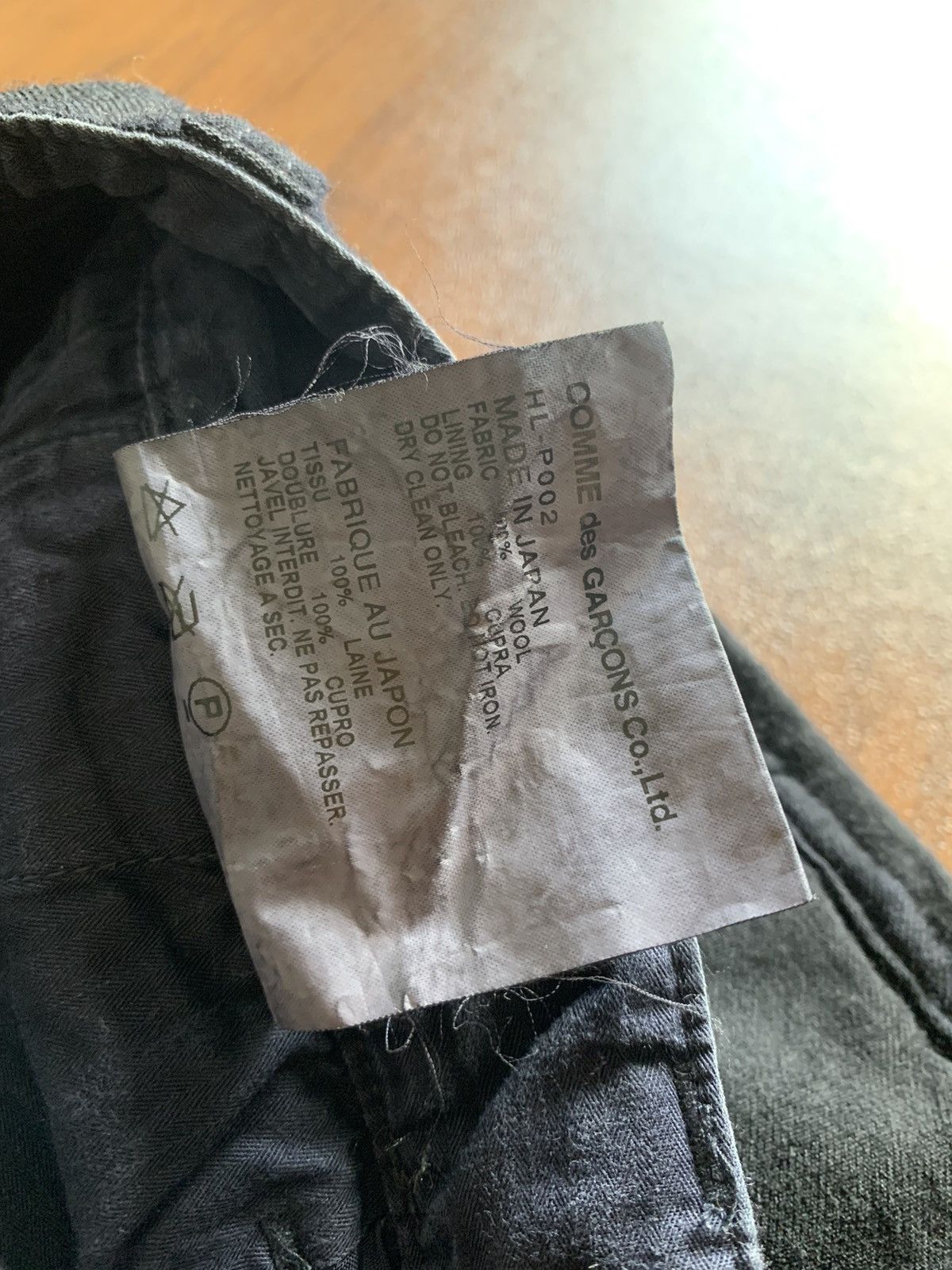 Comme des Garcons × Comme des Garcons Homme × Comme des Garcons Homme Plus Come Des Garcons Home AD2013 Cargo Pants Size US 30 / EU 46 - 4 Thumbnail