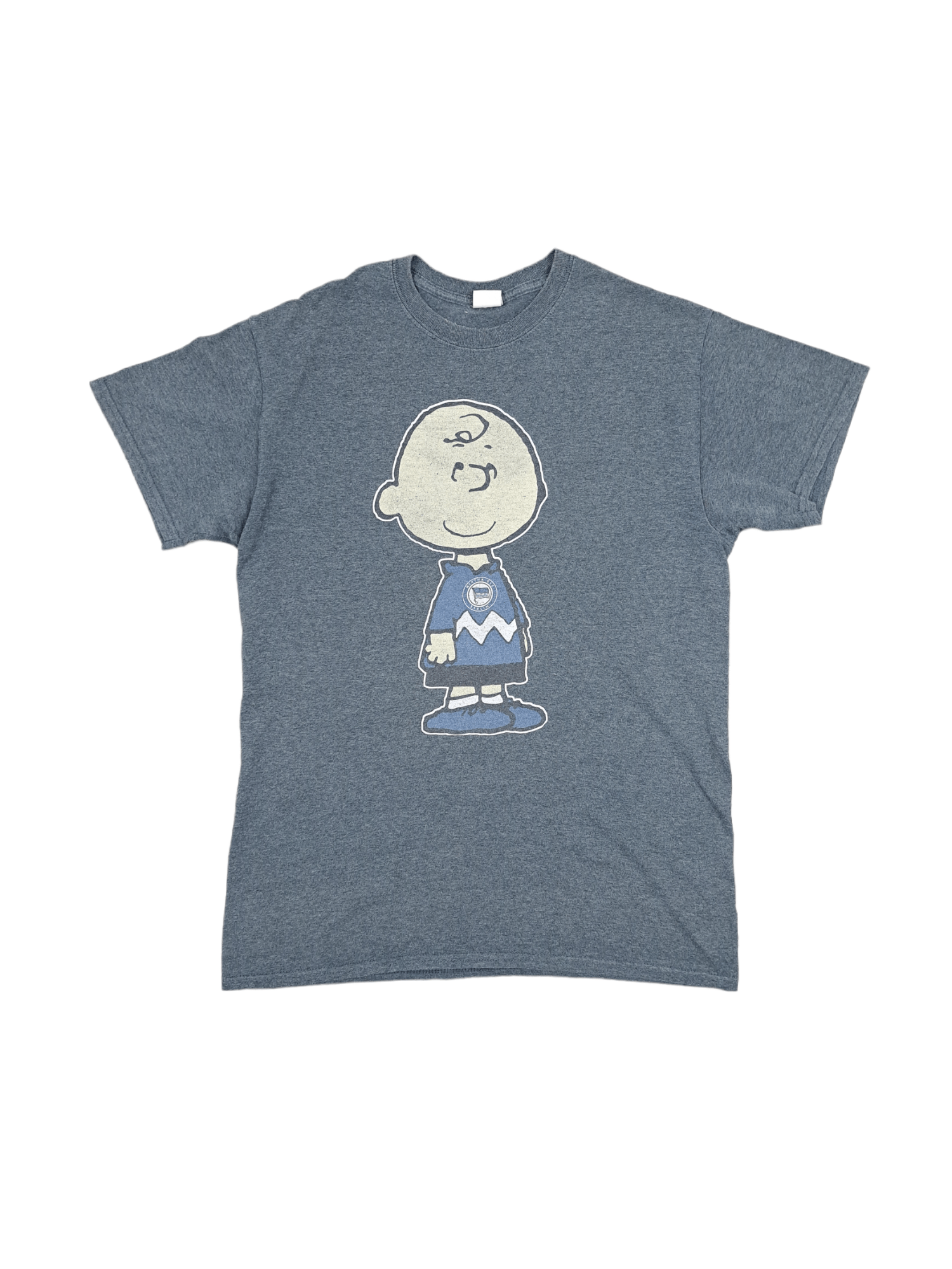 Band Tees 💎 Vintage Hertha Berlin Charlie Brown Peanuts Graphic Tee Size US M / EU 48-50 / 2 - 1 Thumbnail