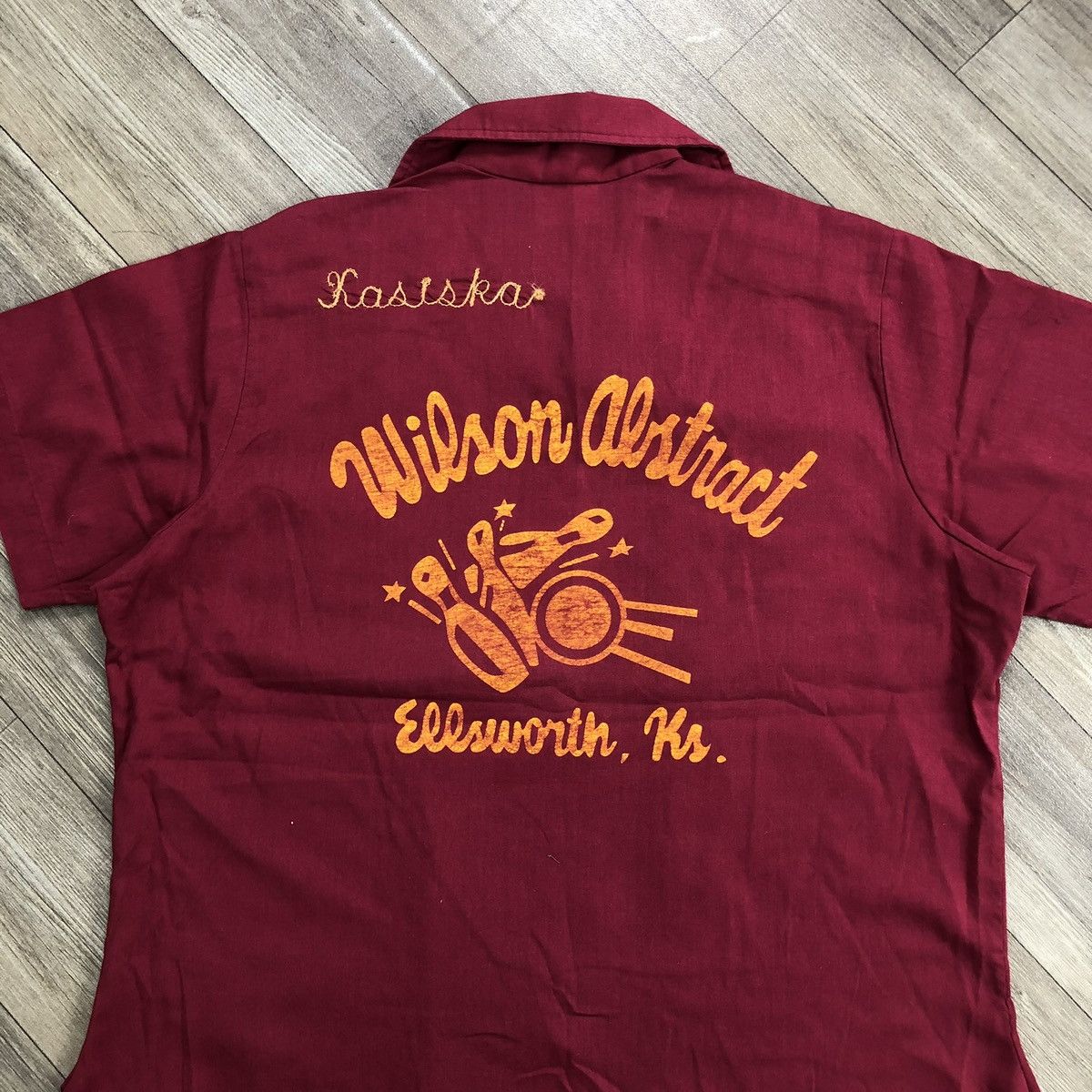 Vintage Vintage 70s King Louie Rutch Wilson Abstract Bowling Shirt Size US M / EU 48-50 / 2 - 10 Thumbnail