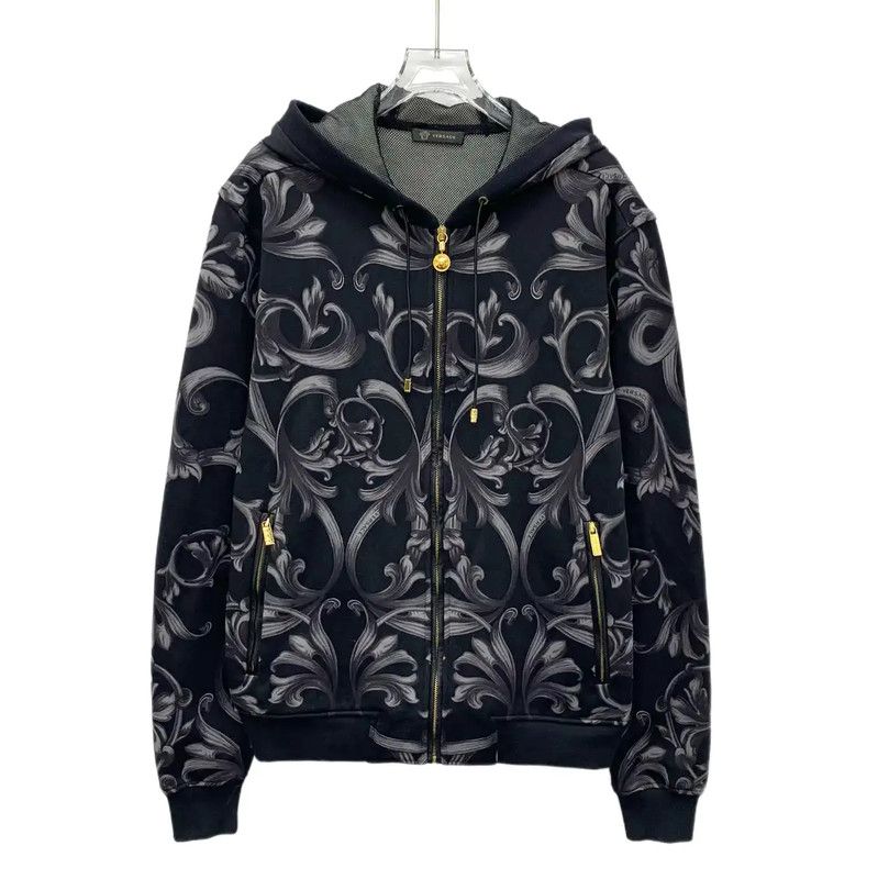 Versace Versace Men's Hooded Colorful Cotton Jacket 0089 Size US M / EU 48-50 / 2 - 1 Thumbnail