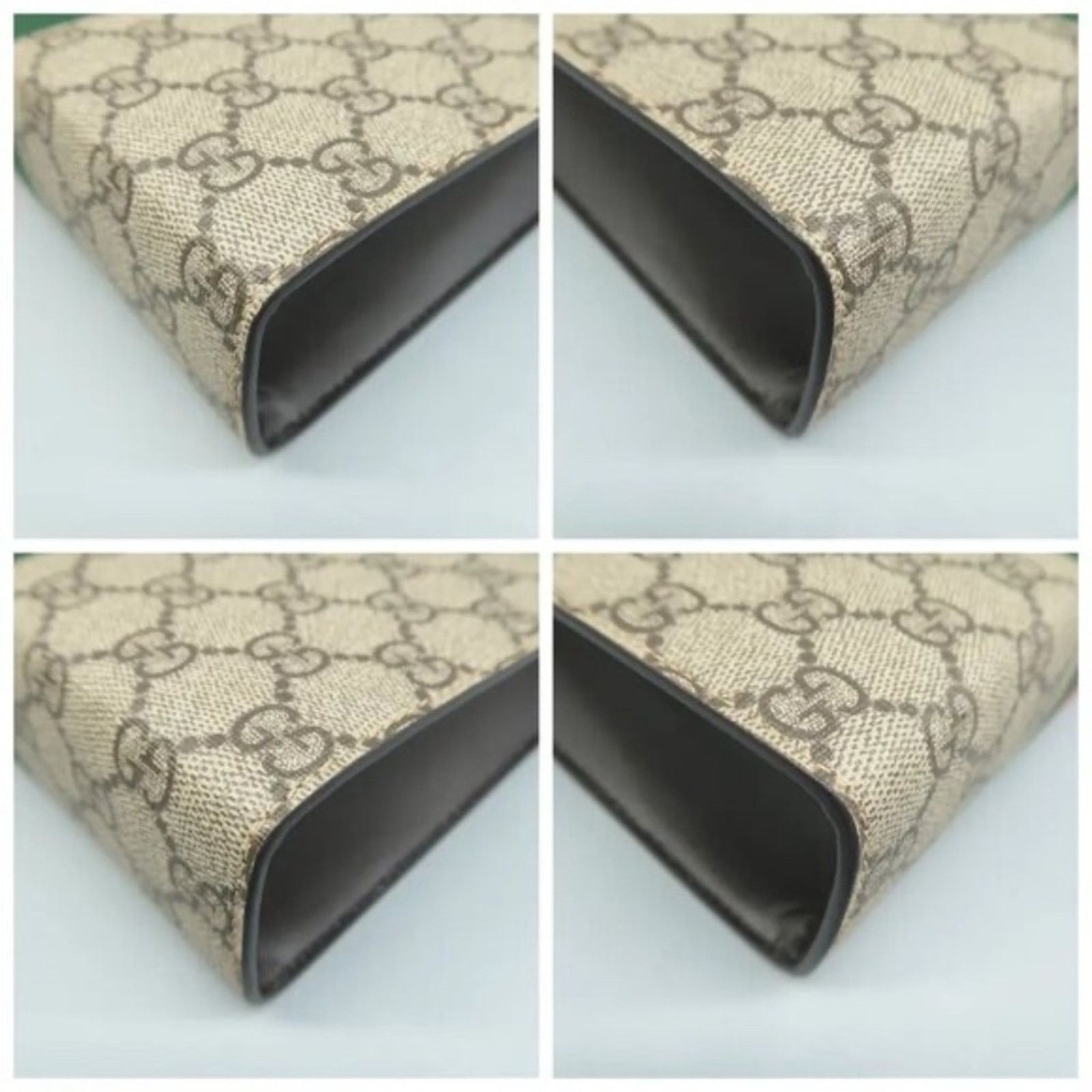 Gucci Authentic GUCCI Brown GG Canvas Clutch Bag Lux-350-092225 Size ONE SIZE - 7 Thumbnail