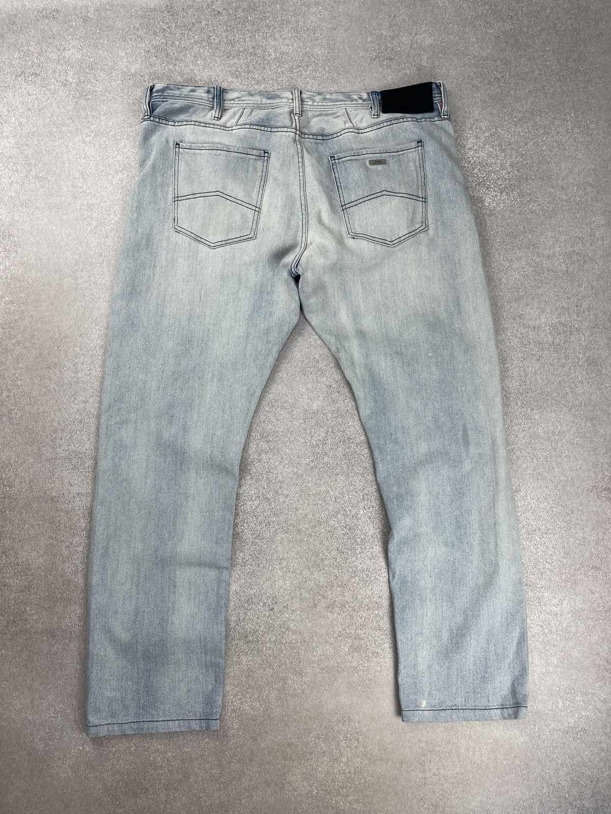 Armani × Armani Exchange Armani Exchange J13 Slim Distressed Denim Jeans Size US 40 / EU 56 - 11 Thumbnail
