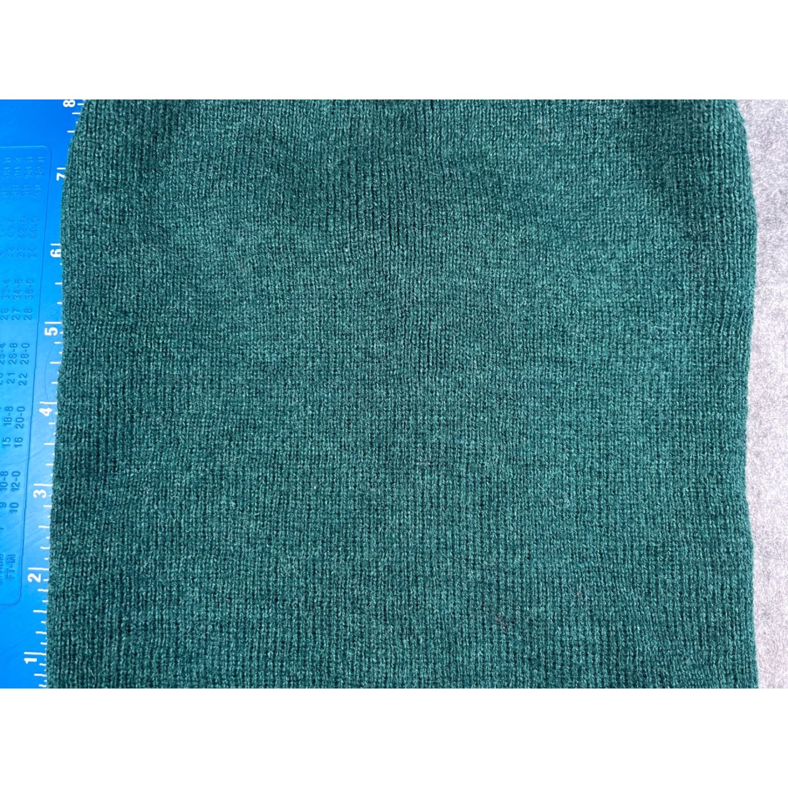 Vintage Polylana Beanie Toque Adult One Size Dark Teal Knit Polyester Acrylic Blend Hat/Cap Unisex Adults Beanie Seasonal Outdoor Ski 90s Mens Women s Size ONE SIZE - 2 Thumbnail