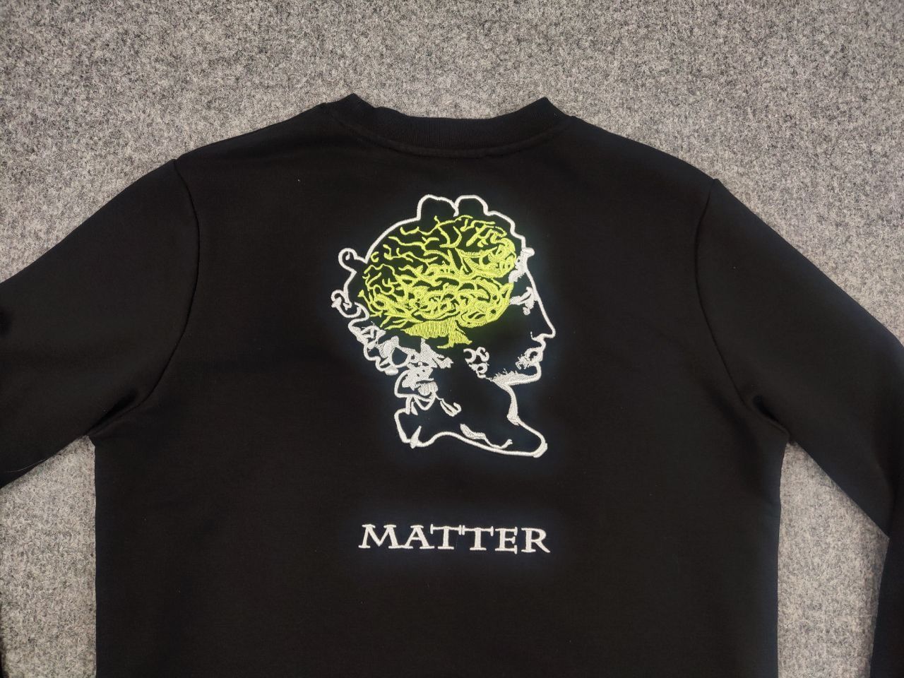 Alexander McQueen McQ Alexander McQueen Design Black Logo Matter Sweatshirt Size US S / EU 44-46 / 1 - 11 Thumbnail
