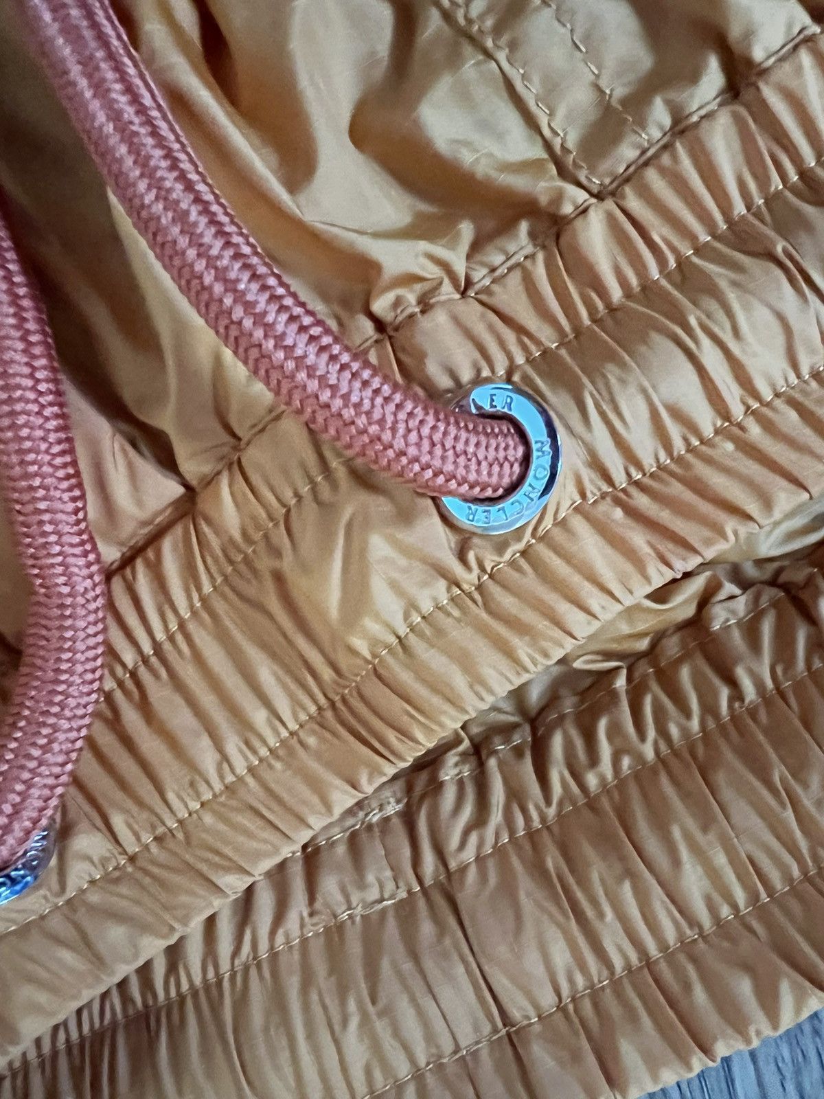 Moncler MONCLER ORANGE NYLON PANT Size US 34 / EU 50 - 7 Thumbnail