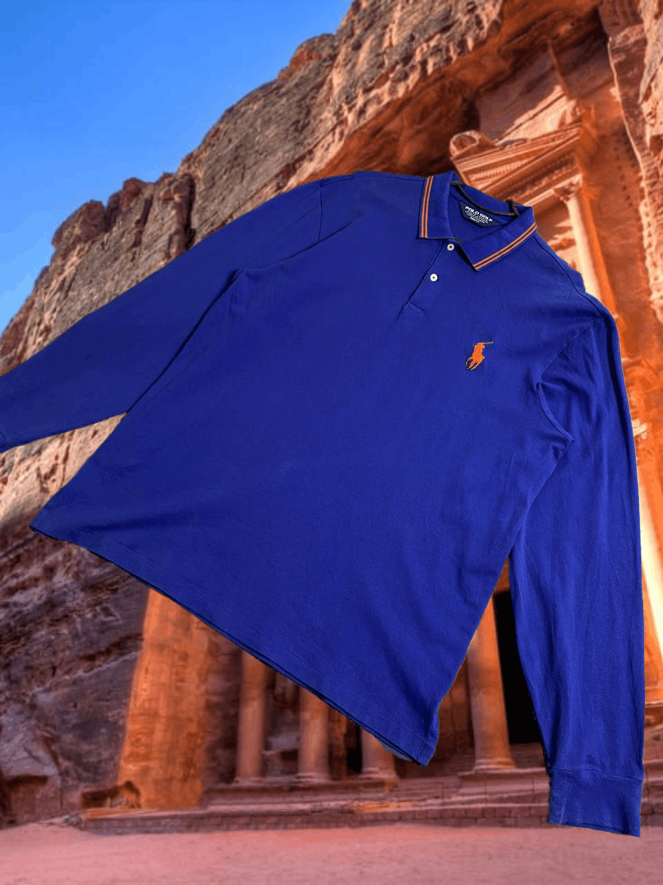 Polo Ralph Lauren Y2K Vintage Streetwear Long Sleeve Polo Golf Ralph Lauren Size US XL / EU 56 / 4 - 1 Thumbnail