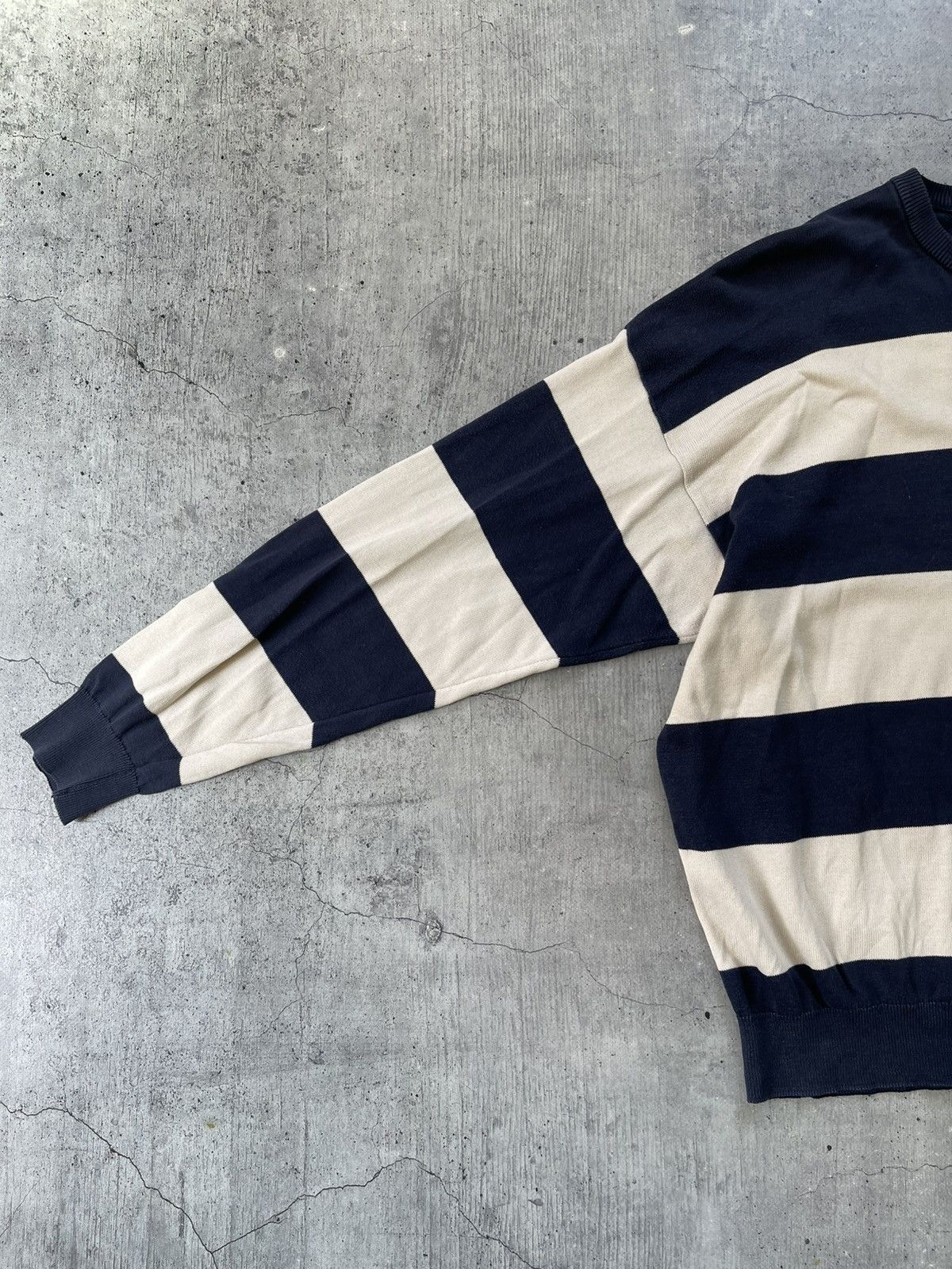 Lacoste Vintage Mens Lacoste Sweatshirt striped luxury rare sweater Size US XL / EU 56 / 4 - 4 Thumbnail