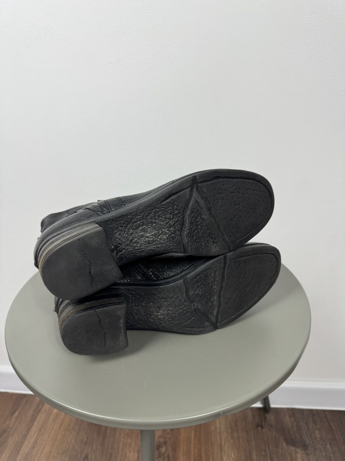Other Vintage Black Leather Ankle Boots Chunky Heel EU 40 Women’s Size US 9 / IT 39 - 13 Thumbnail