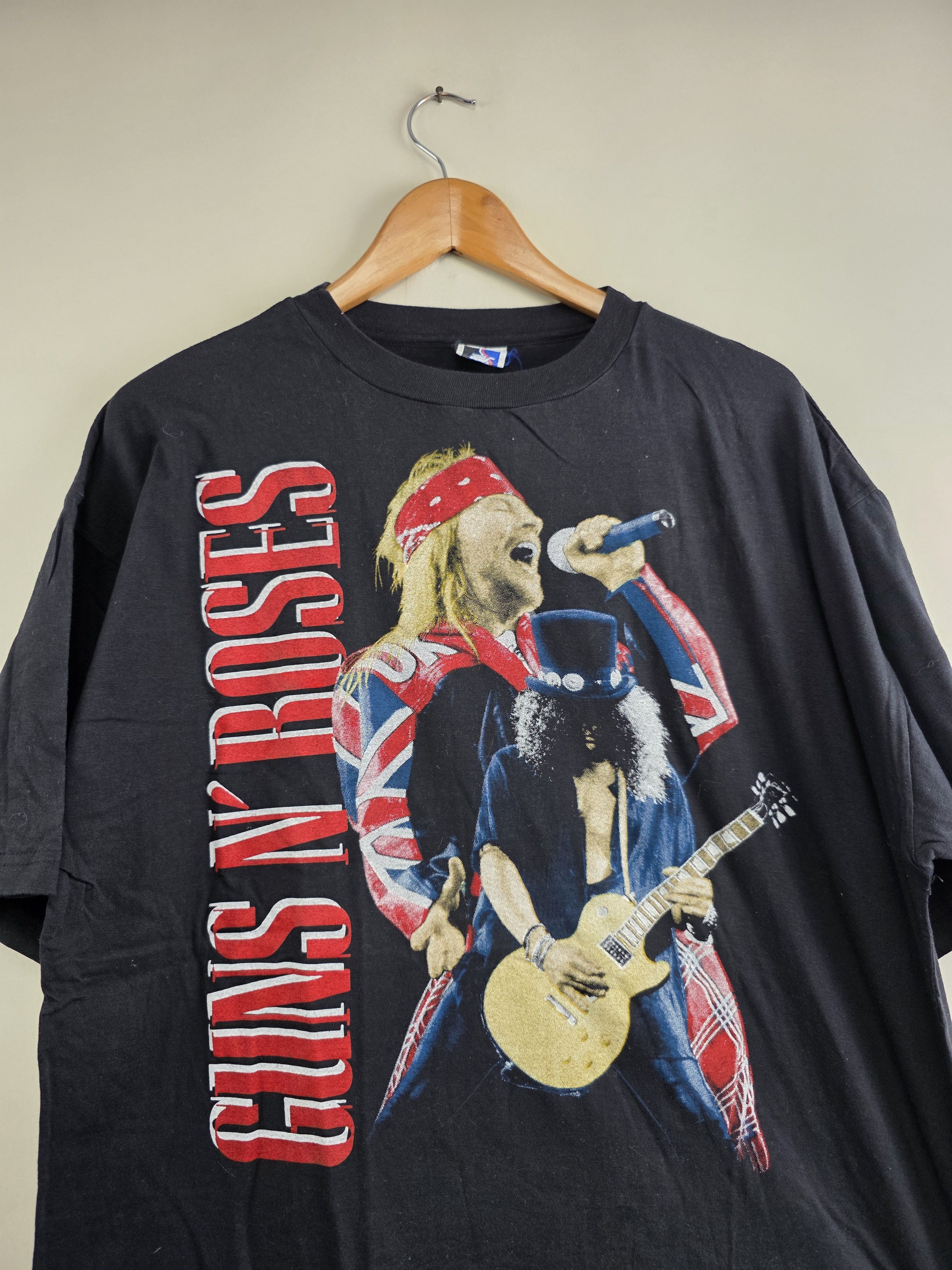 Band Tees × Guns N' Roses × Vintage 90s Guns N Roses Axl Slash Bootleg XL 24" 29" Size US XL / EU 56 / 4 - 2 Thumbnail