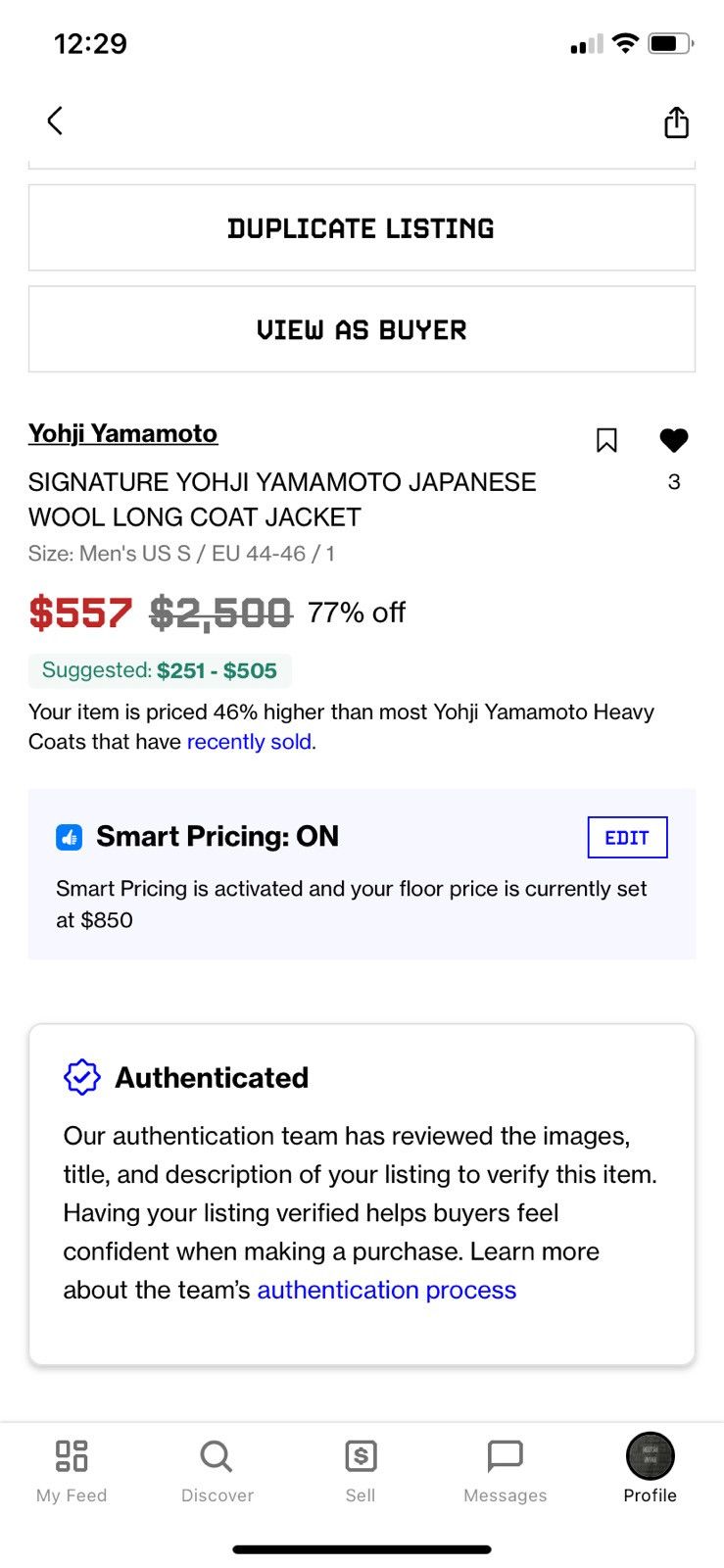 Yohji Yamamoto Signature YOHJI YAMAMOTO Japanese Wool Long Coat Jacket Size US S / EU 44-46 / 1 - 13 Thumbnail