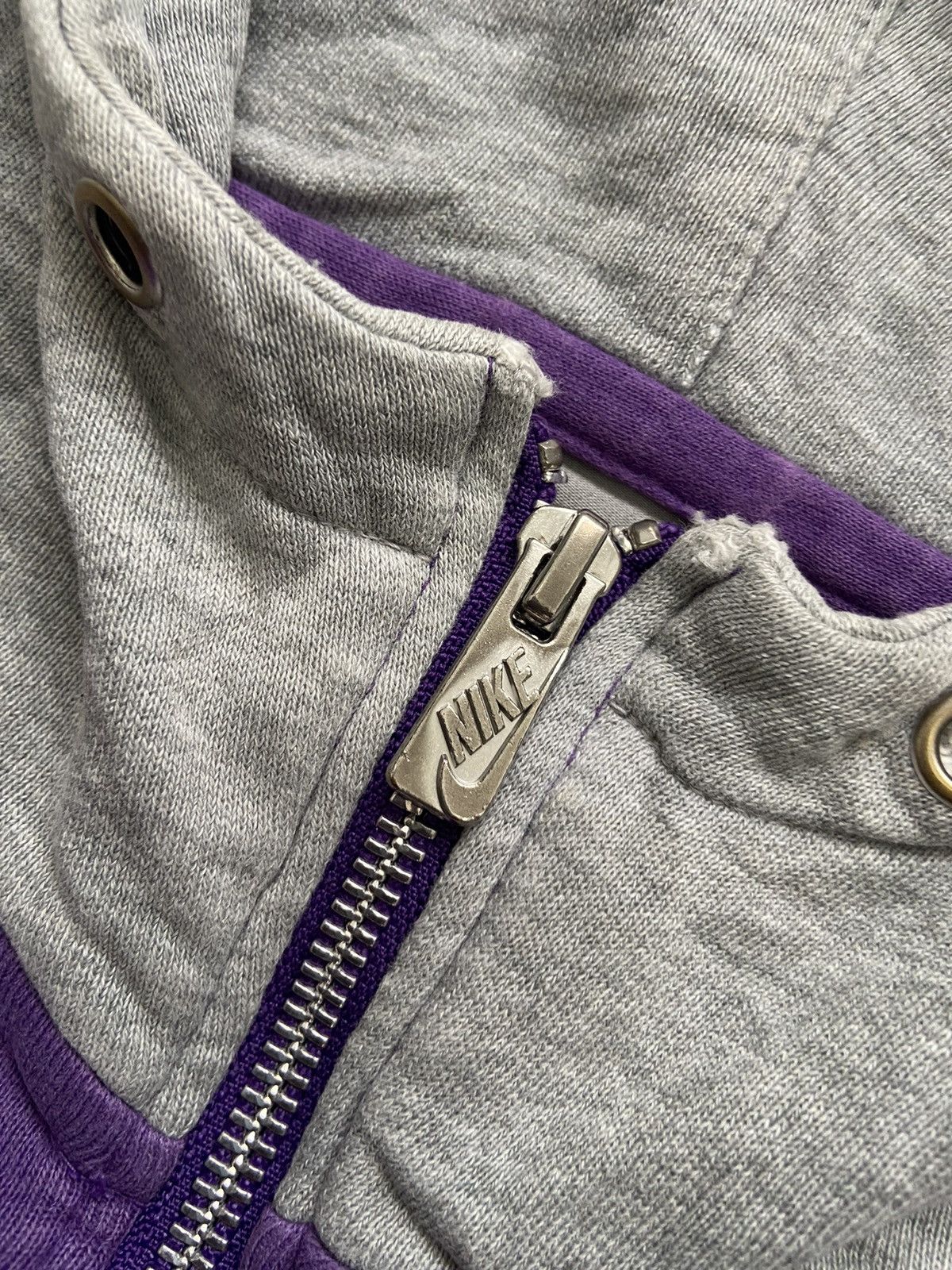 Nike × Vintage Vintage Nike ‘1.77’ Retro Split Zipper Hoodie Jacket Size US M / EU 48-50 / 2 - 3 Thumbnail